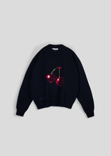 Cherry Intarsia Knit