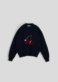 Cherry Intarsia Knit