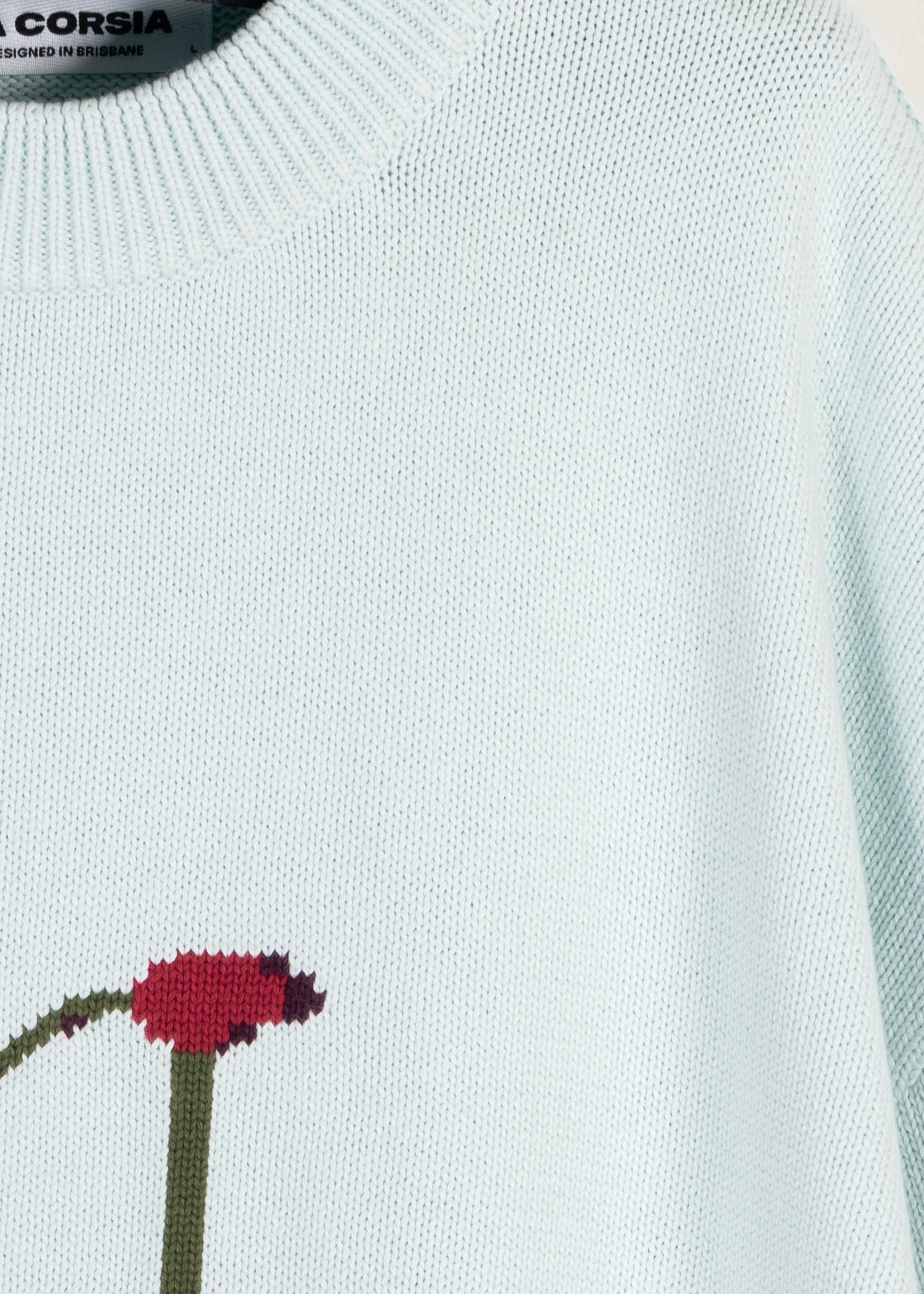 Cherry Intarsia Knit