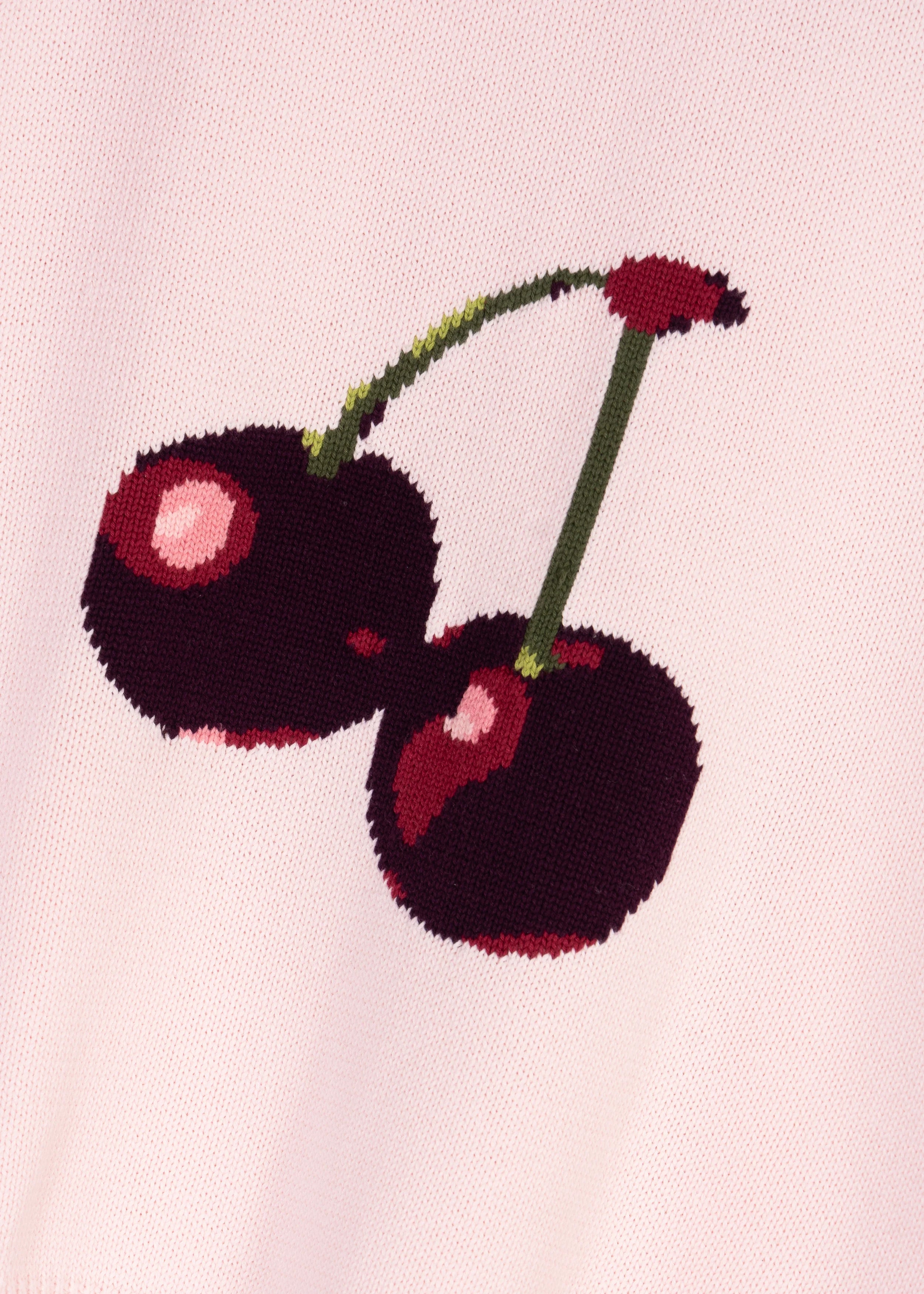 Cherry Intarsia Knit