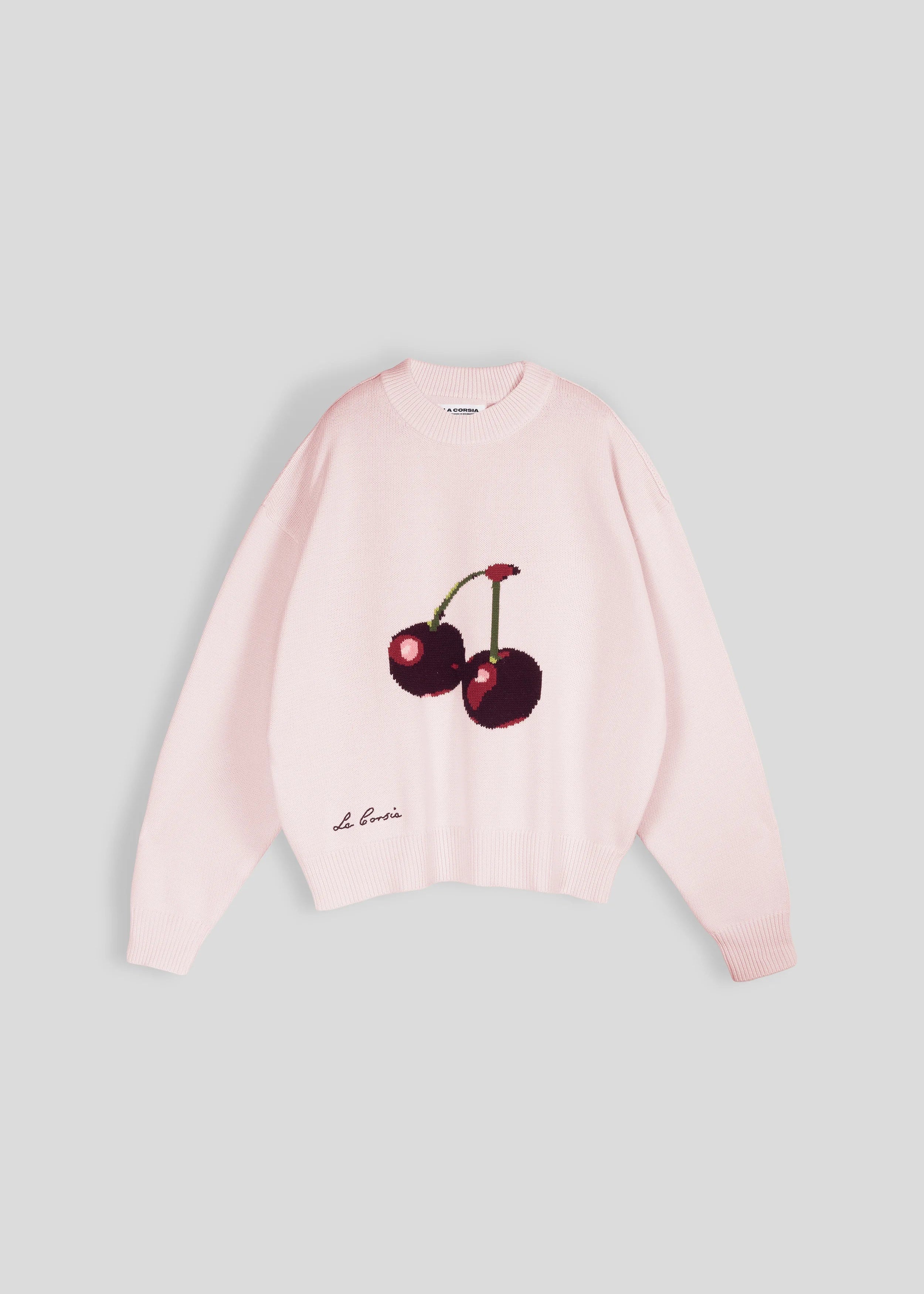 Cherry Intarsia Knit