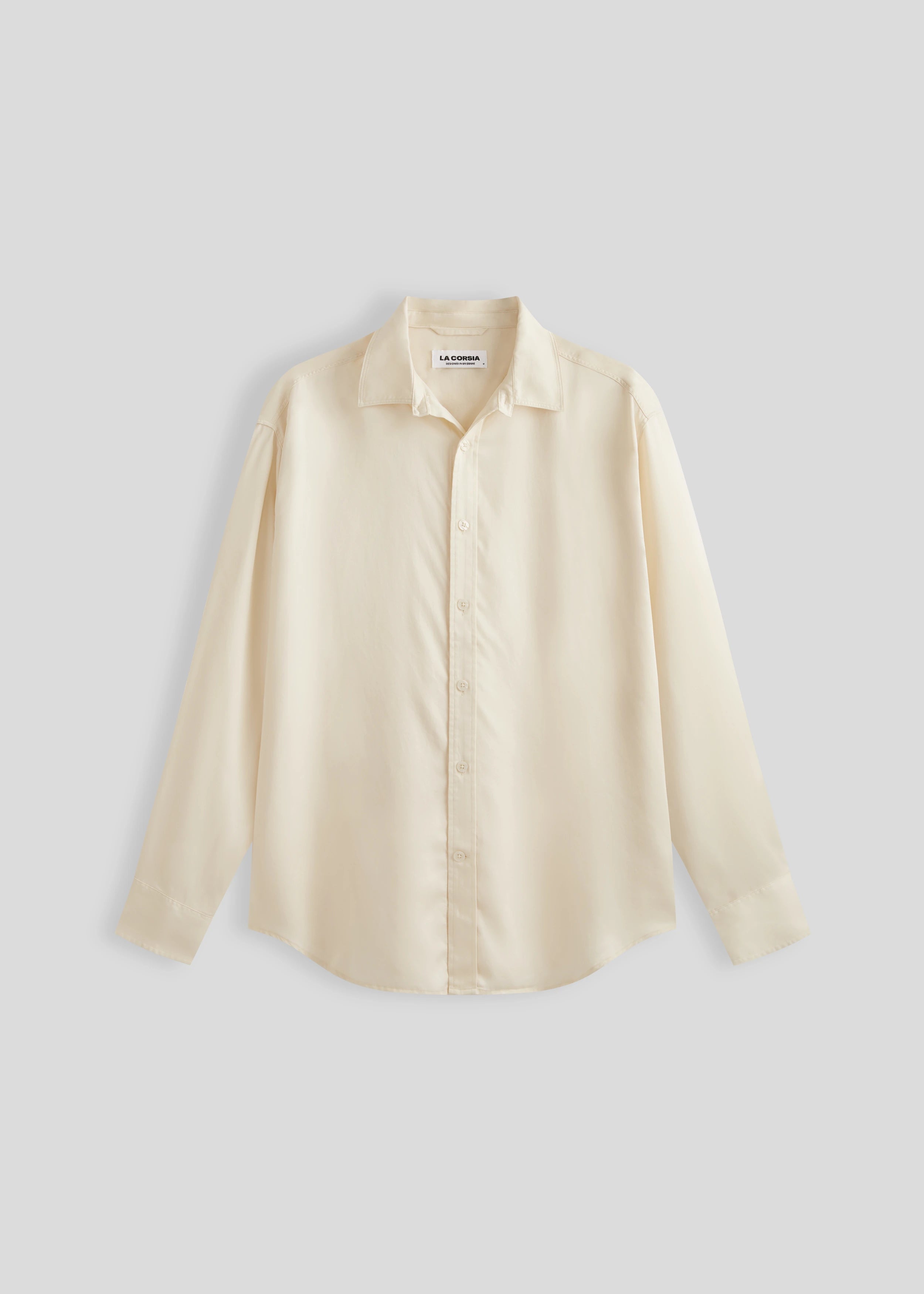 The Drape Shirt | Ivory | La Corsia