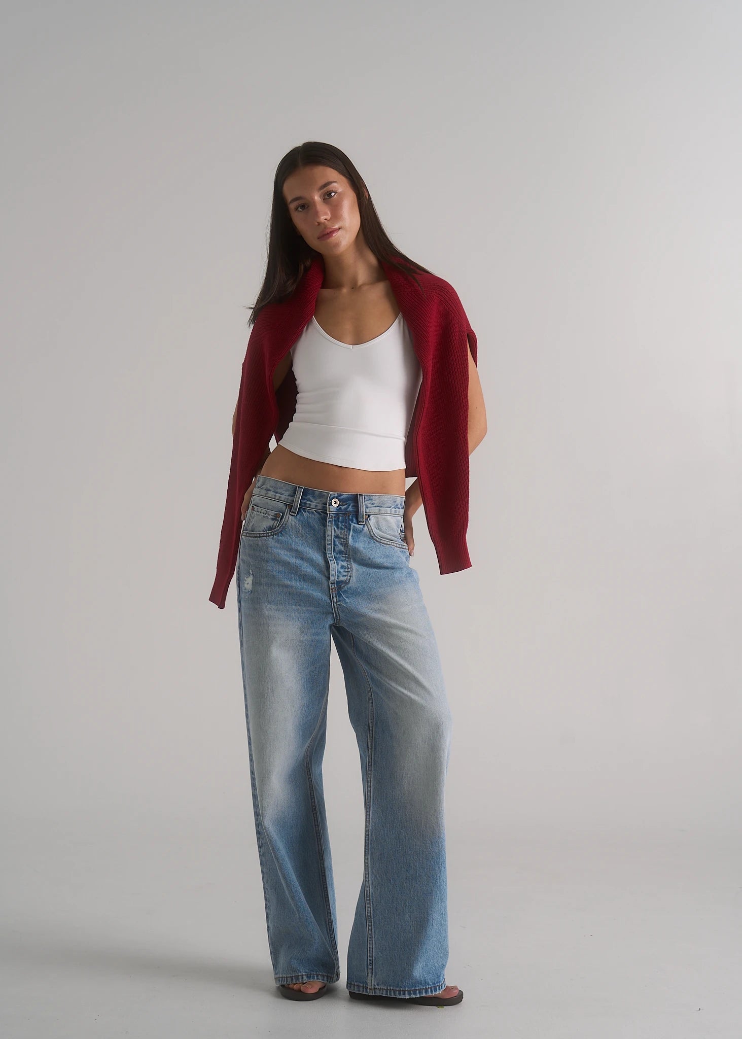 Vintage Wash Relaxed Denim