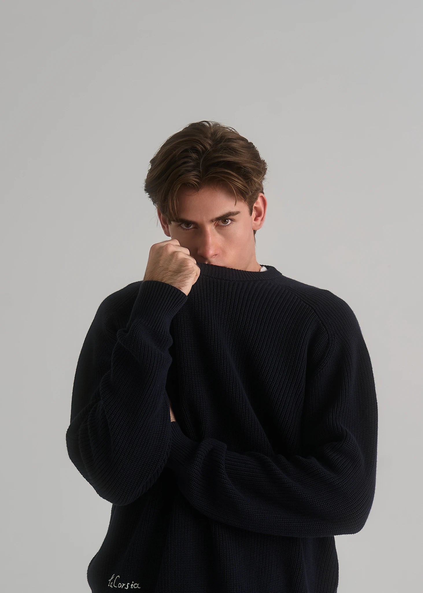 Cotton Fisherman Sweater