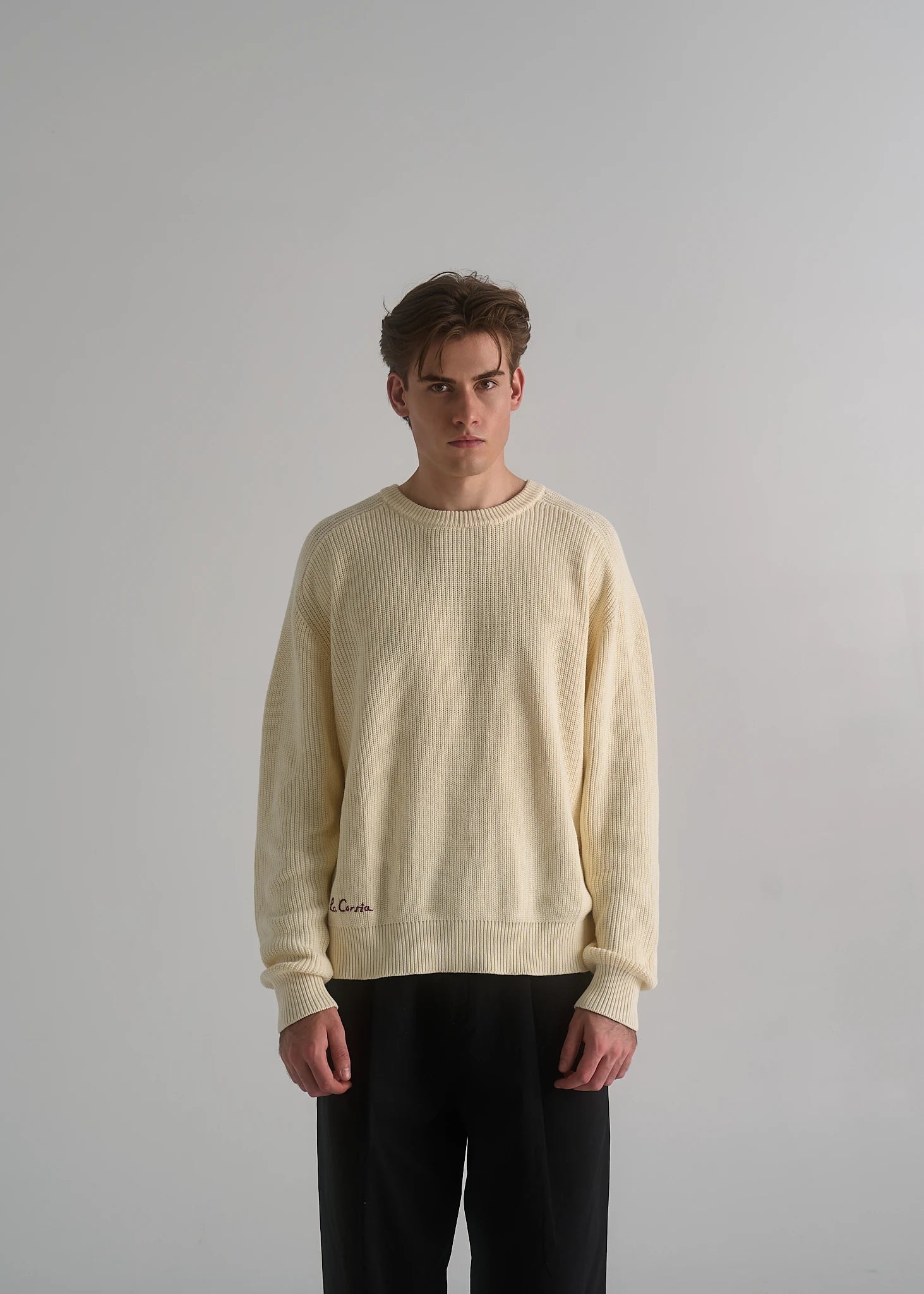 Cotton Fisherman Sweater