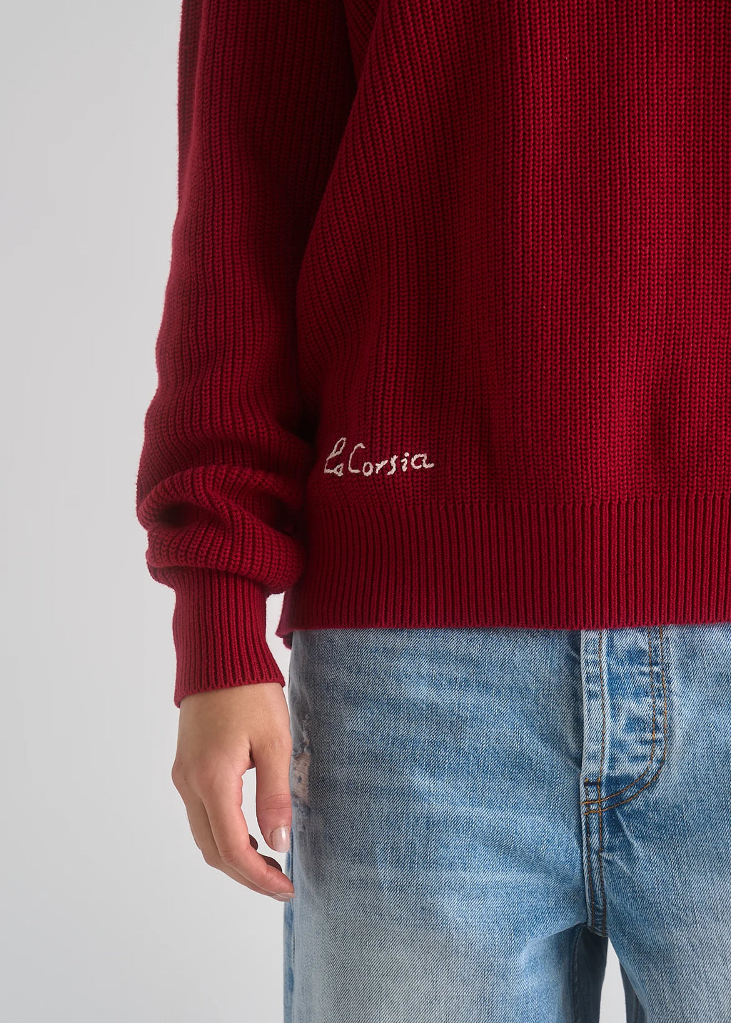 Cotton Fisherman Sweater