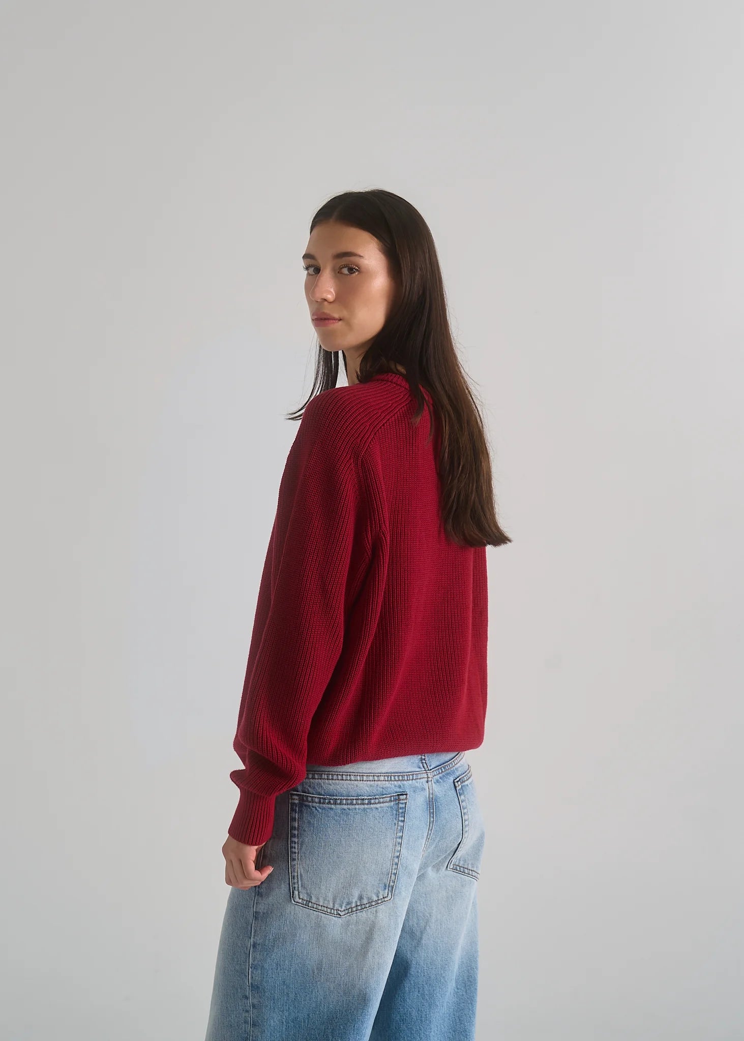 Cotton Fisherman Sweater