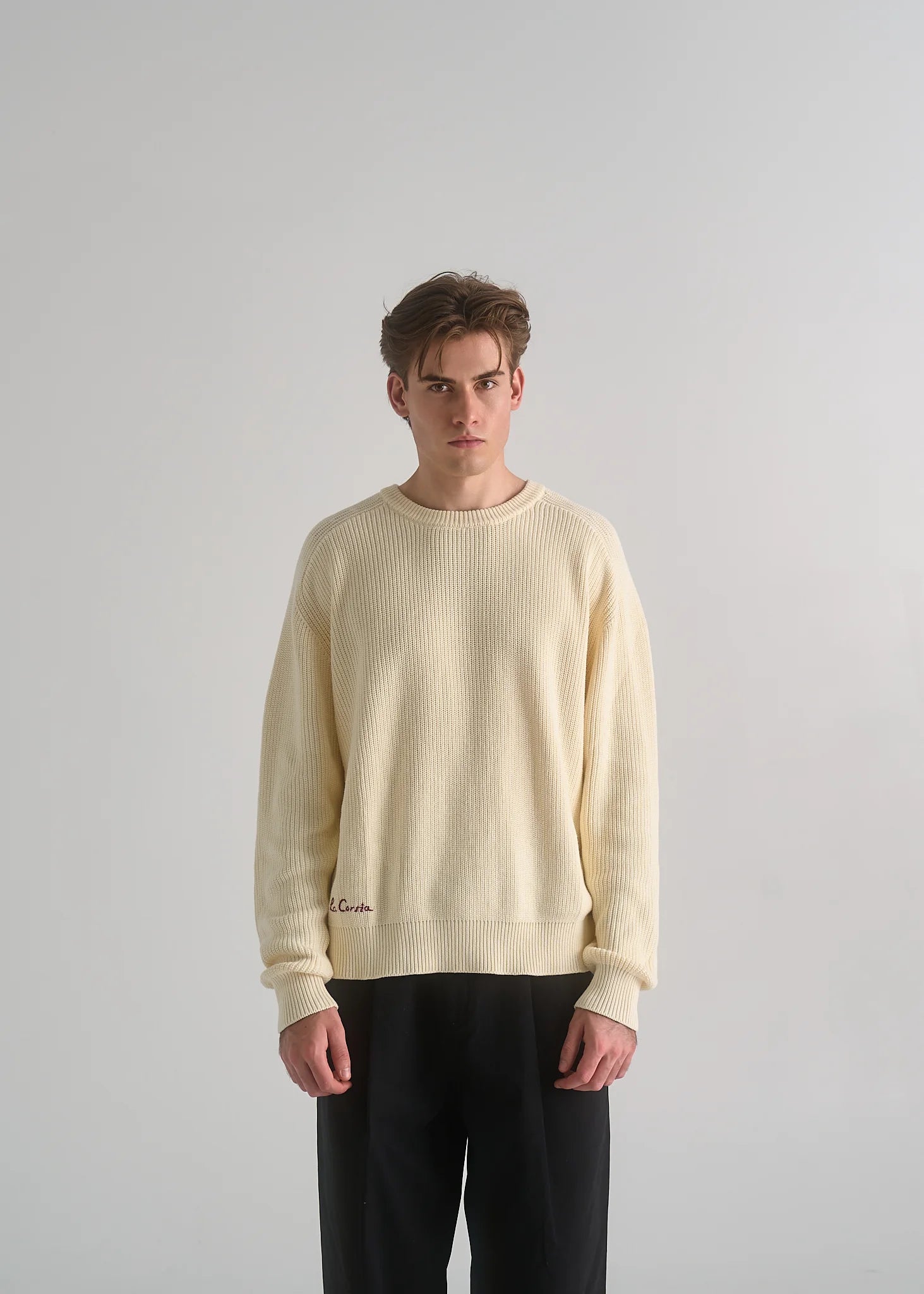 Cotton Fisherman Sweater