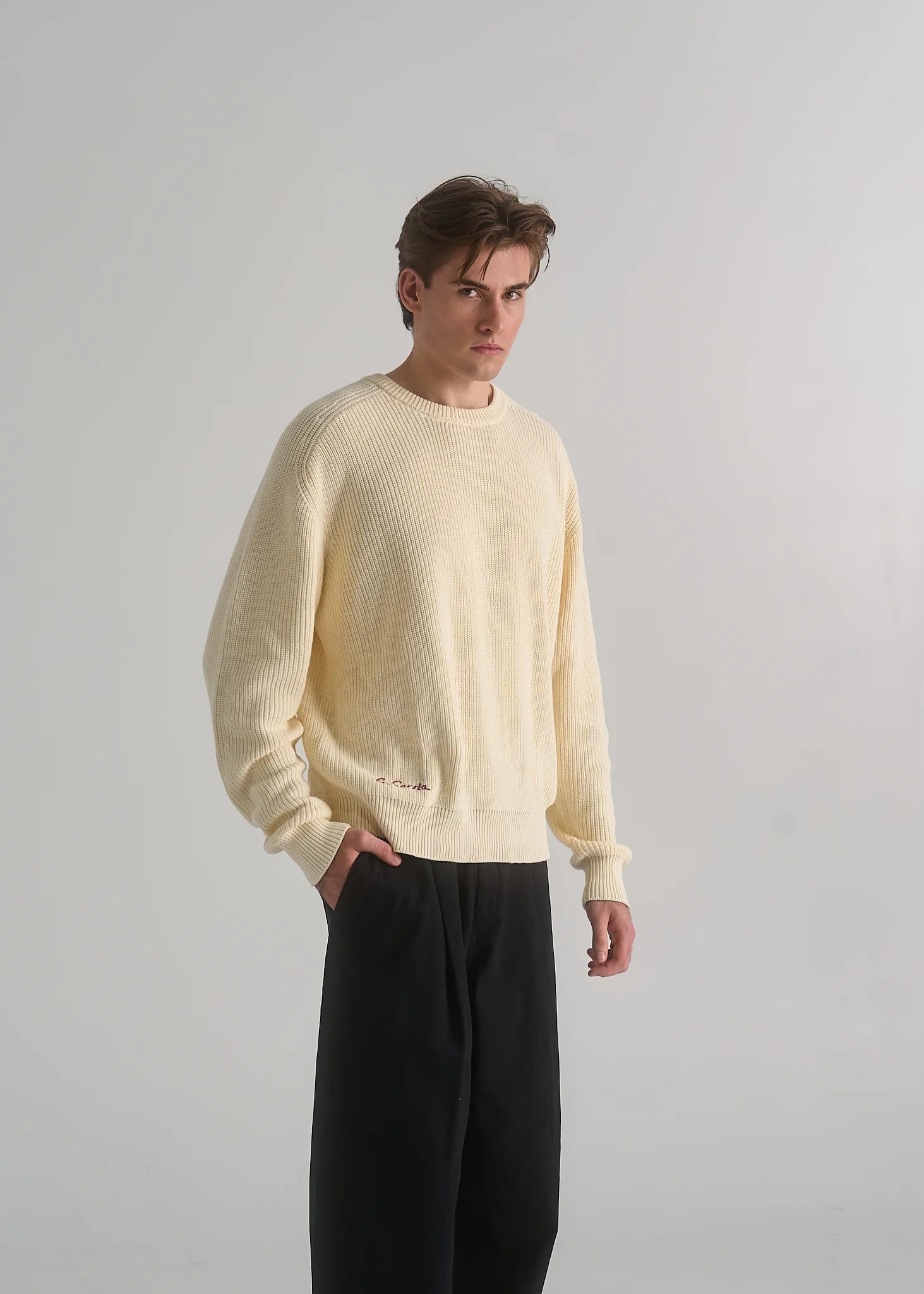 Cotton Fisherman Sweater