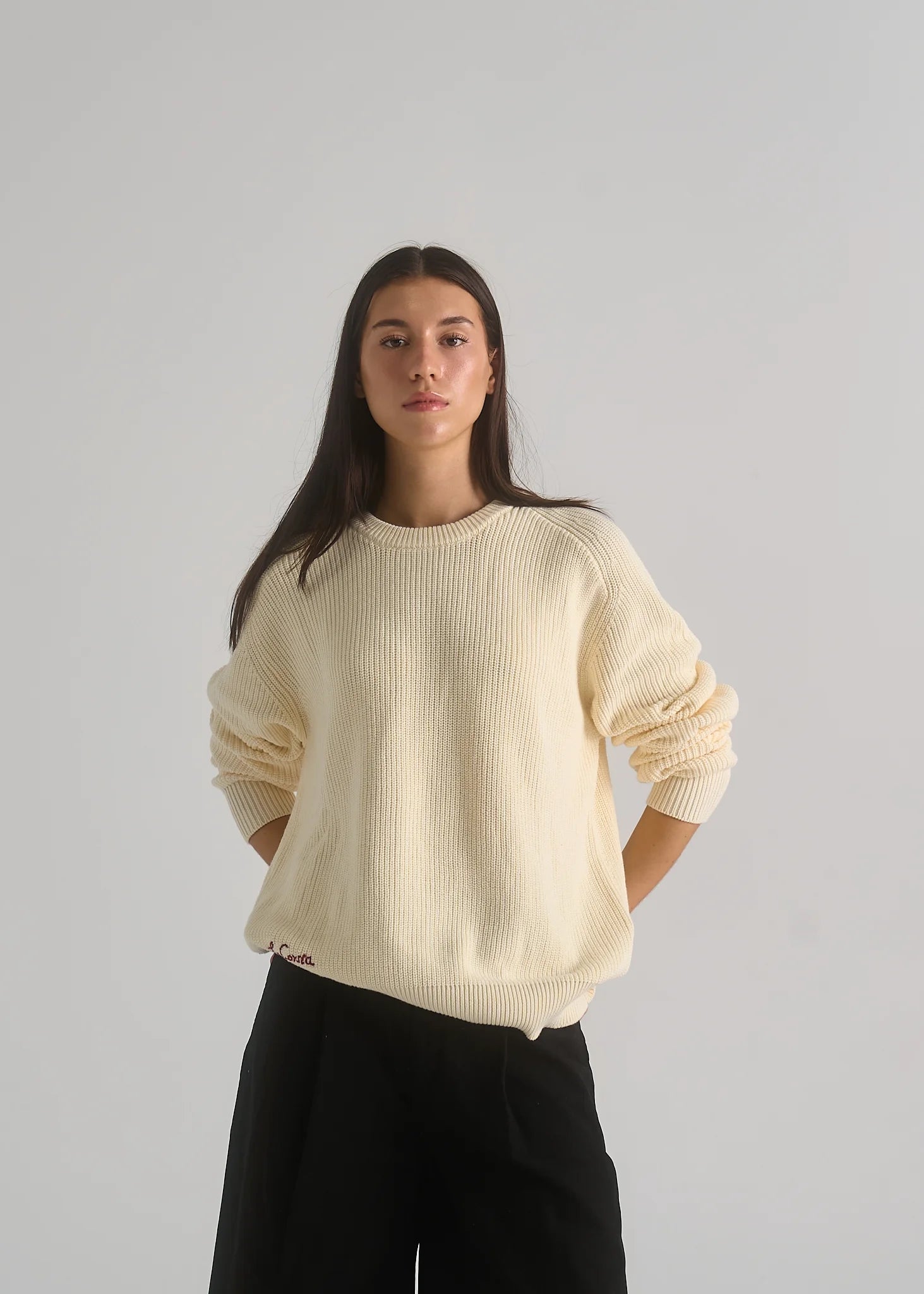 Cotton Fisherman Sweater