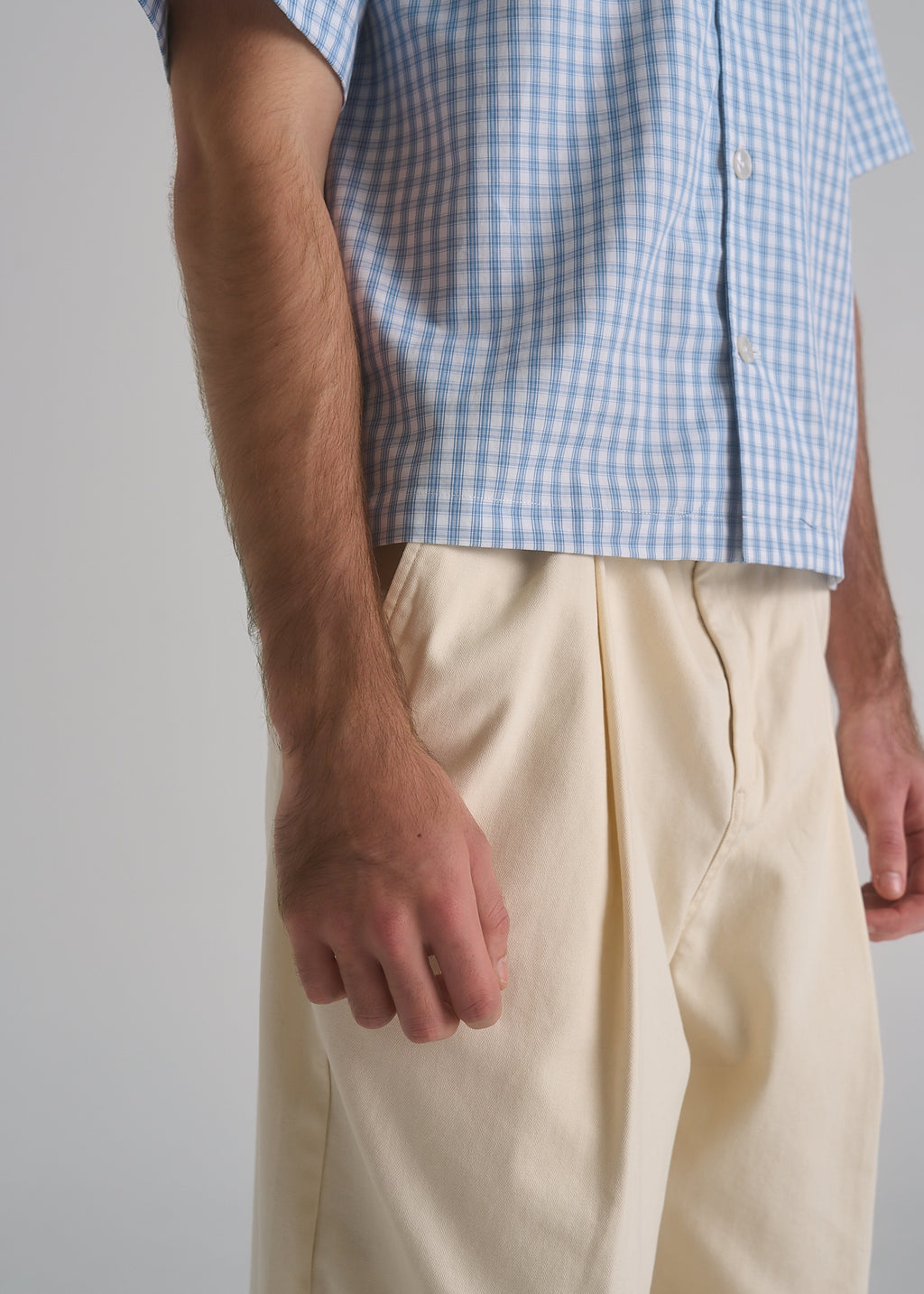 Wide Leg Pleated Trouser