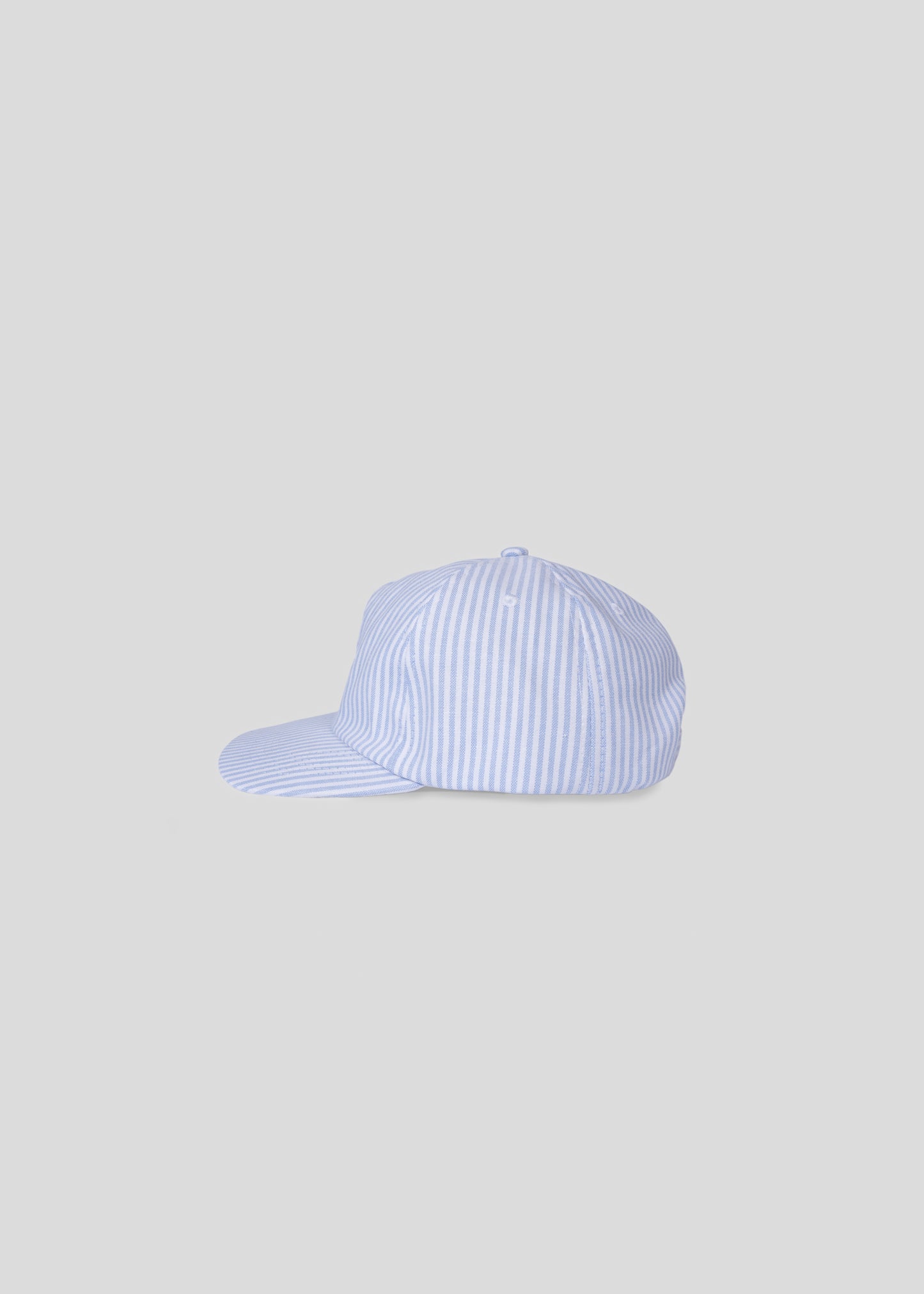 Monogram Cap - Blue Stripe