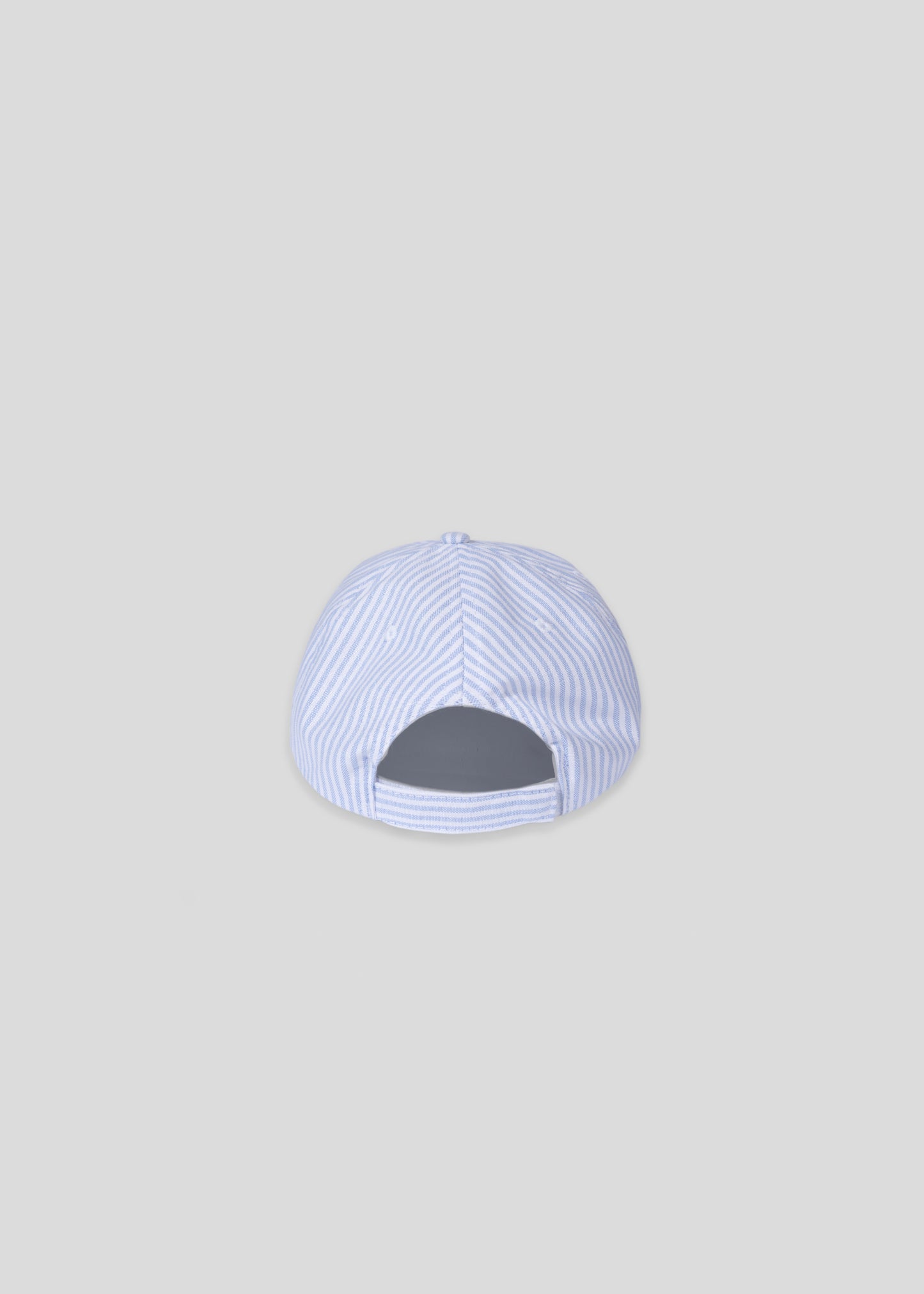 Monogram Cap - Blue Stripe