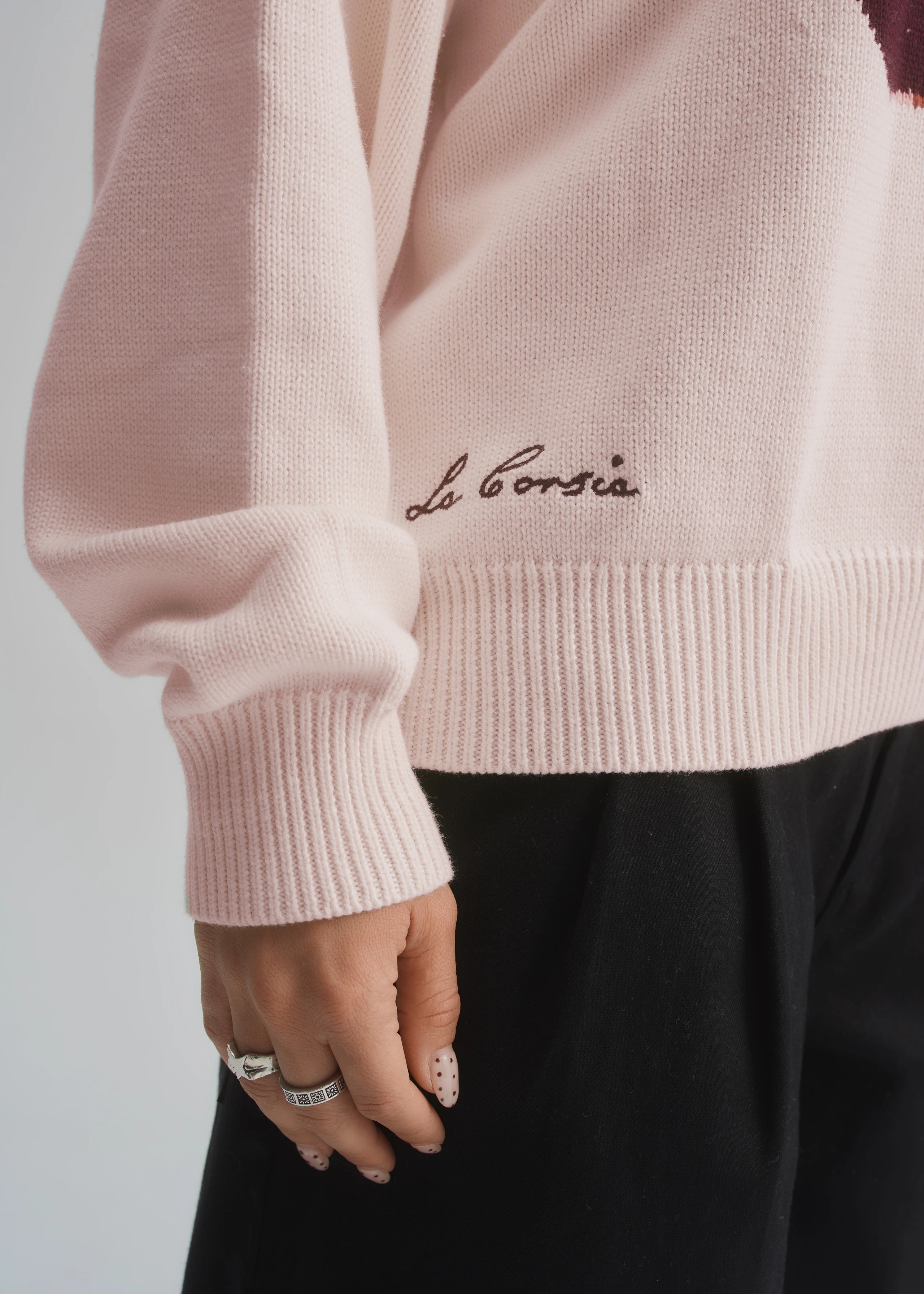 Cherry Intarsia Knit