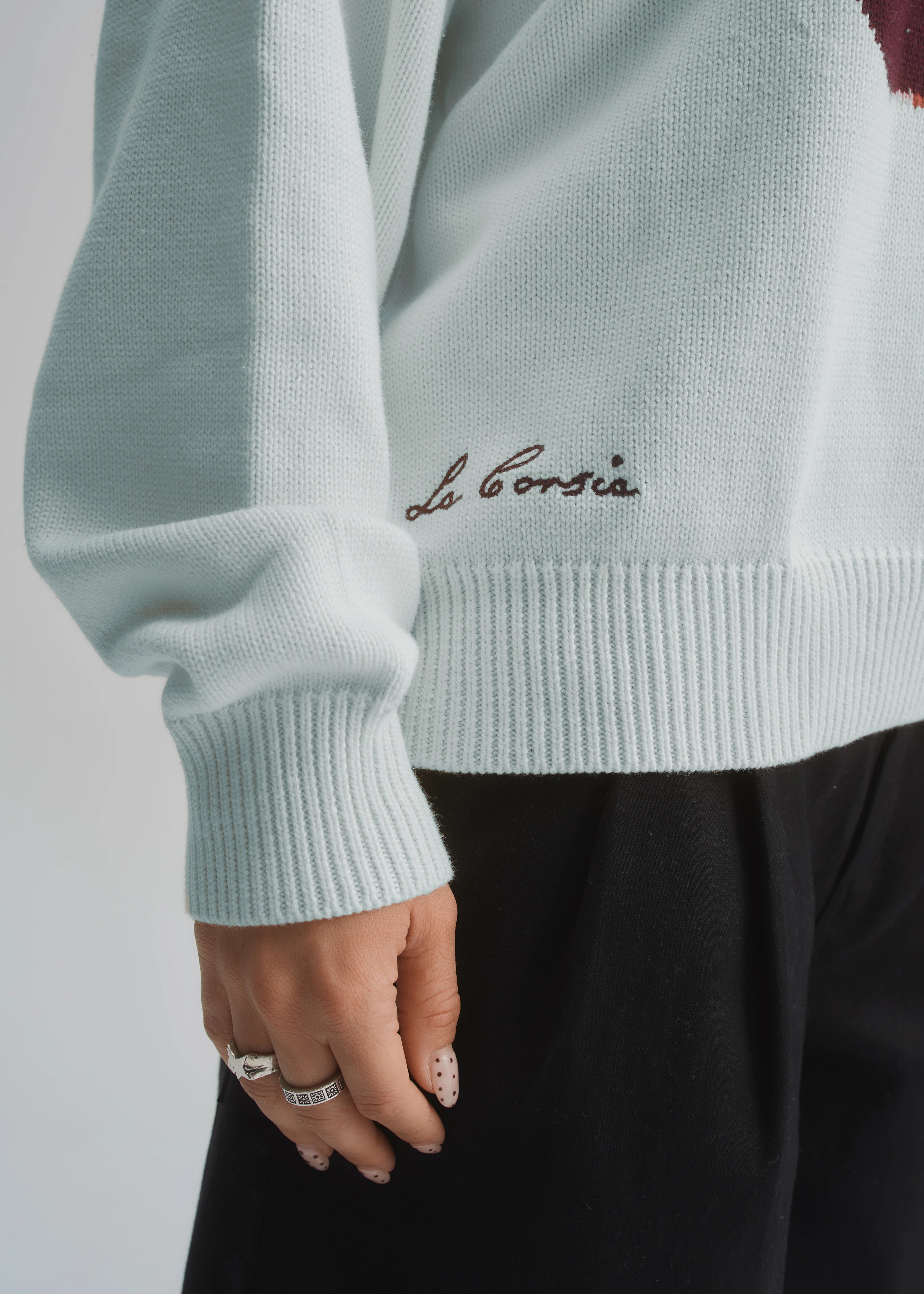 Cherry Intarsia Knit