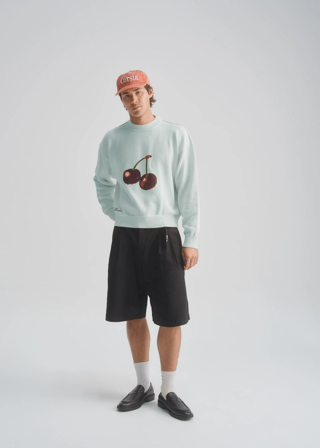 Cherry Intarsia Knit