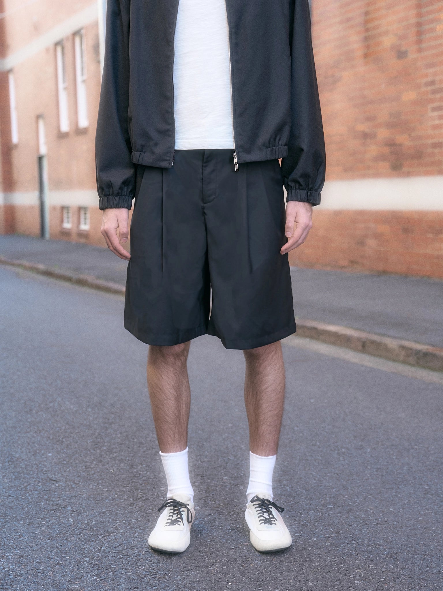 Tailored Wool Short