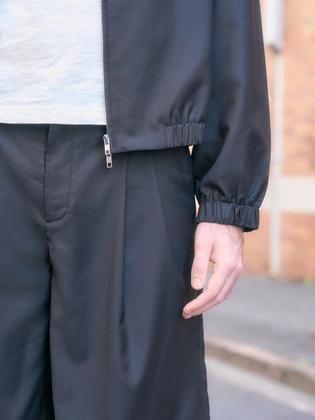 Tailored Wool Short
