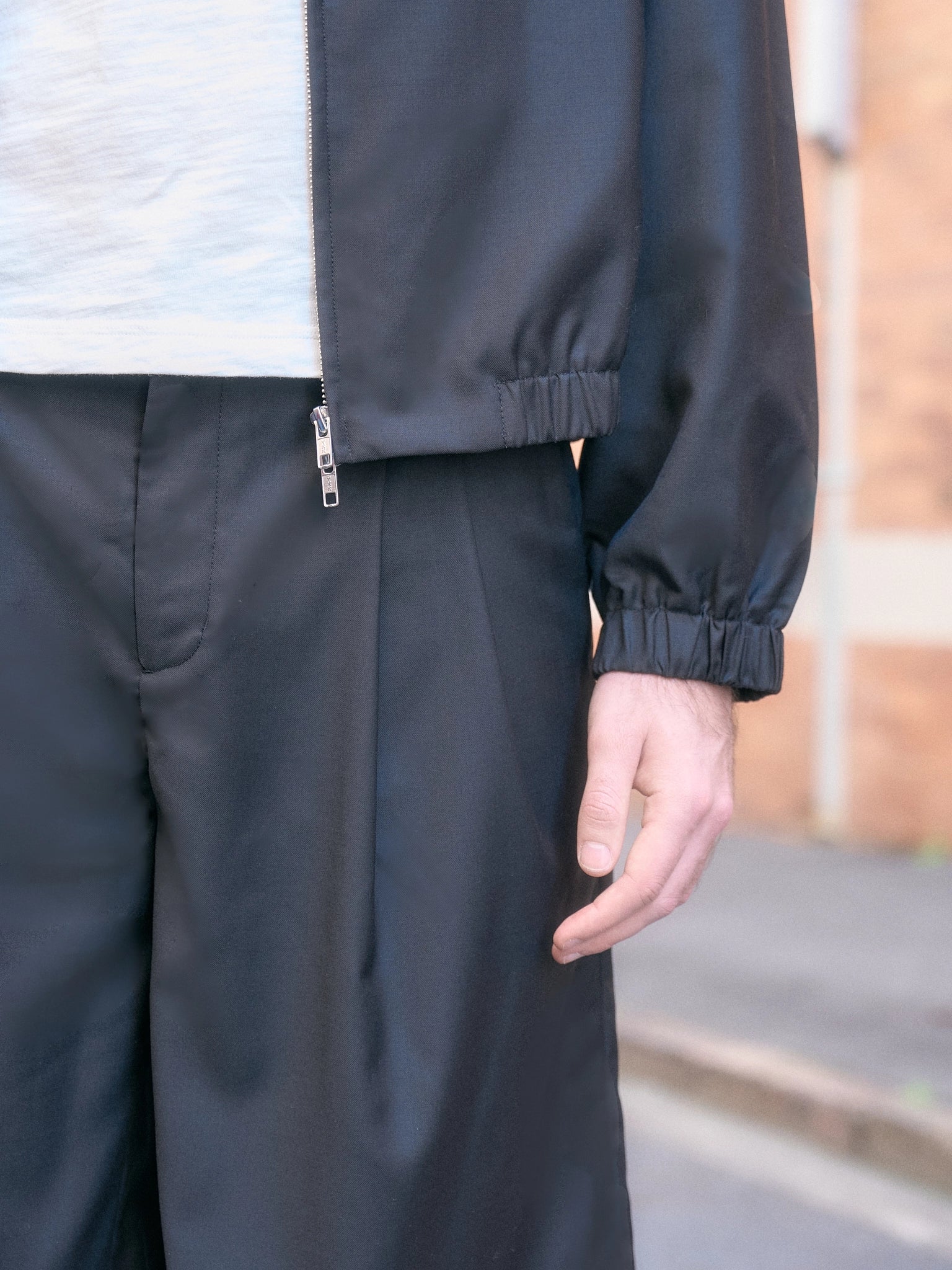Tailored Wool Short
