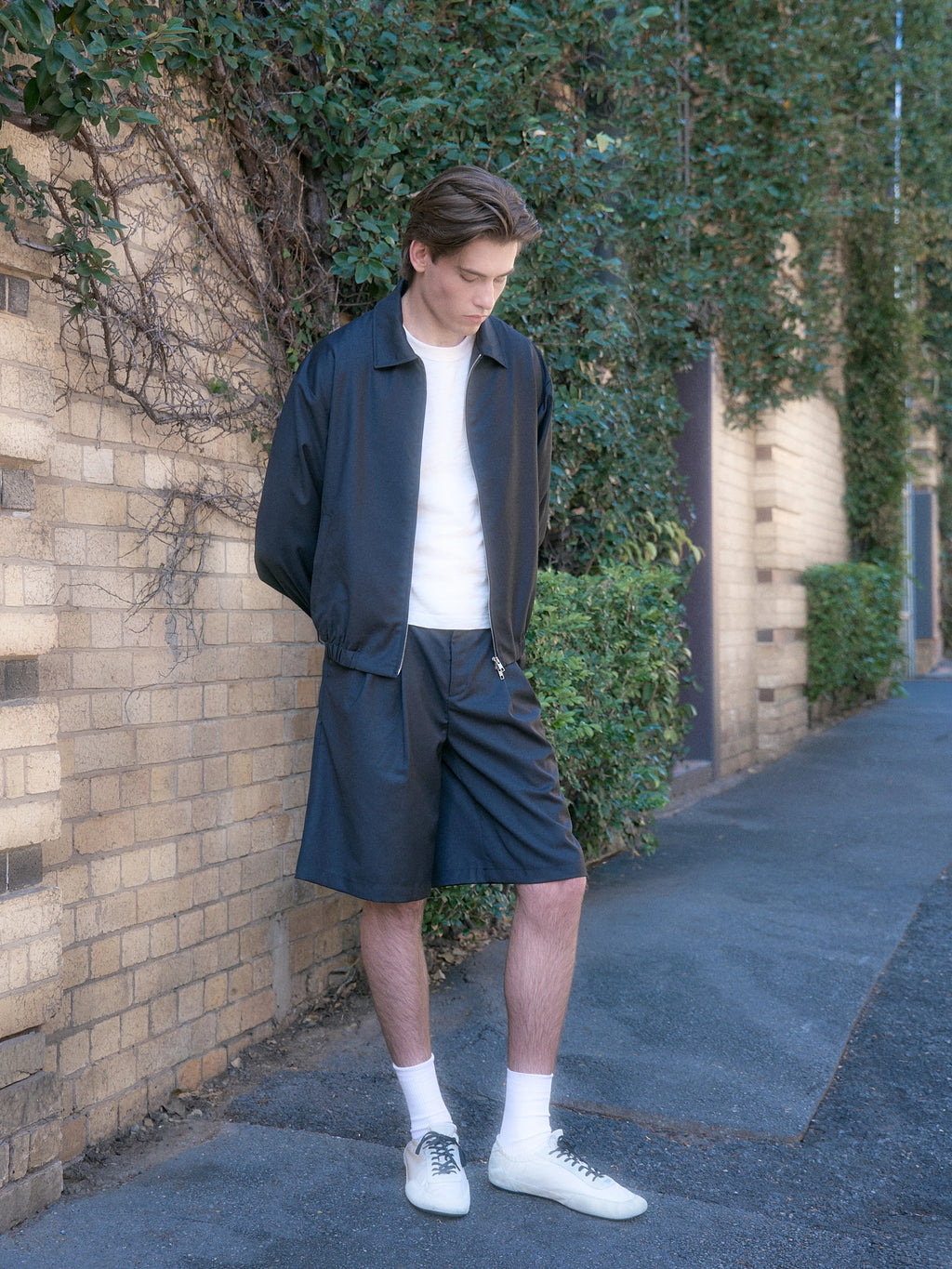 Tailored Wool Short