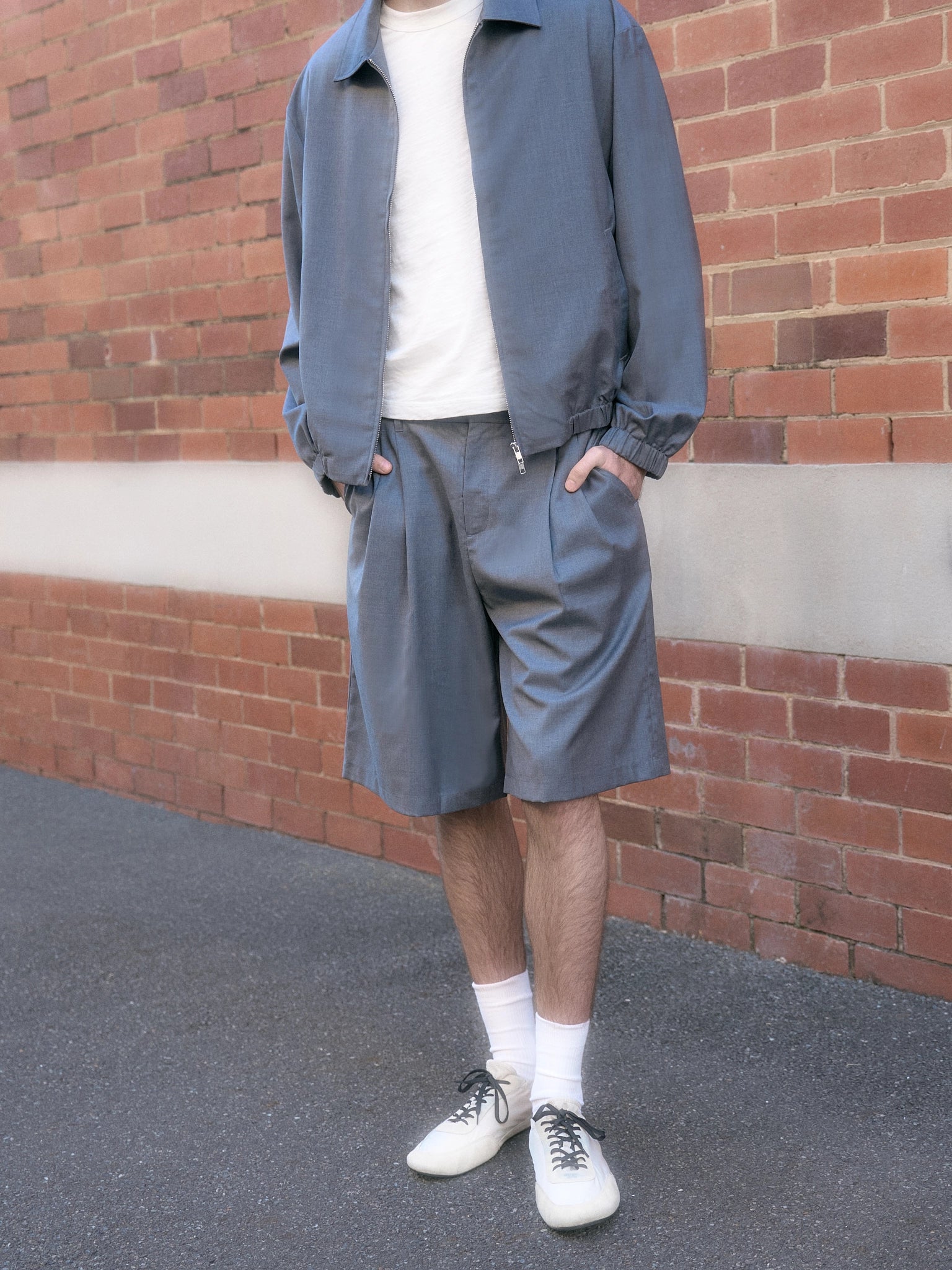 Tailored Wool Short