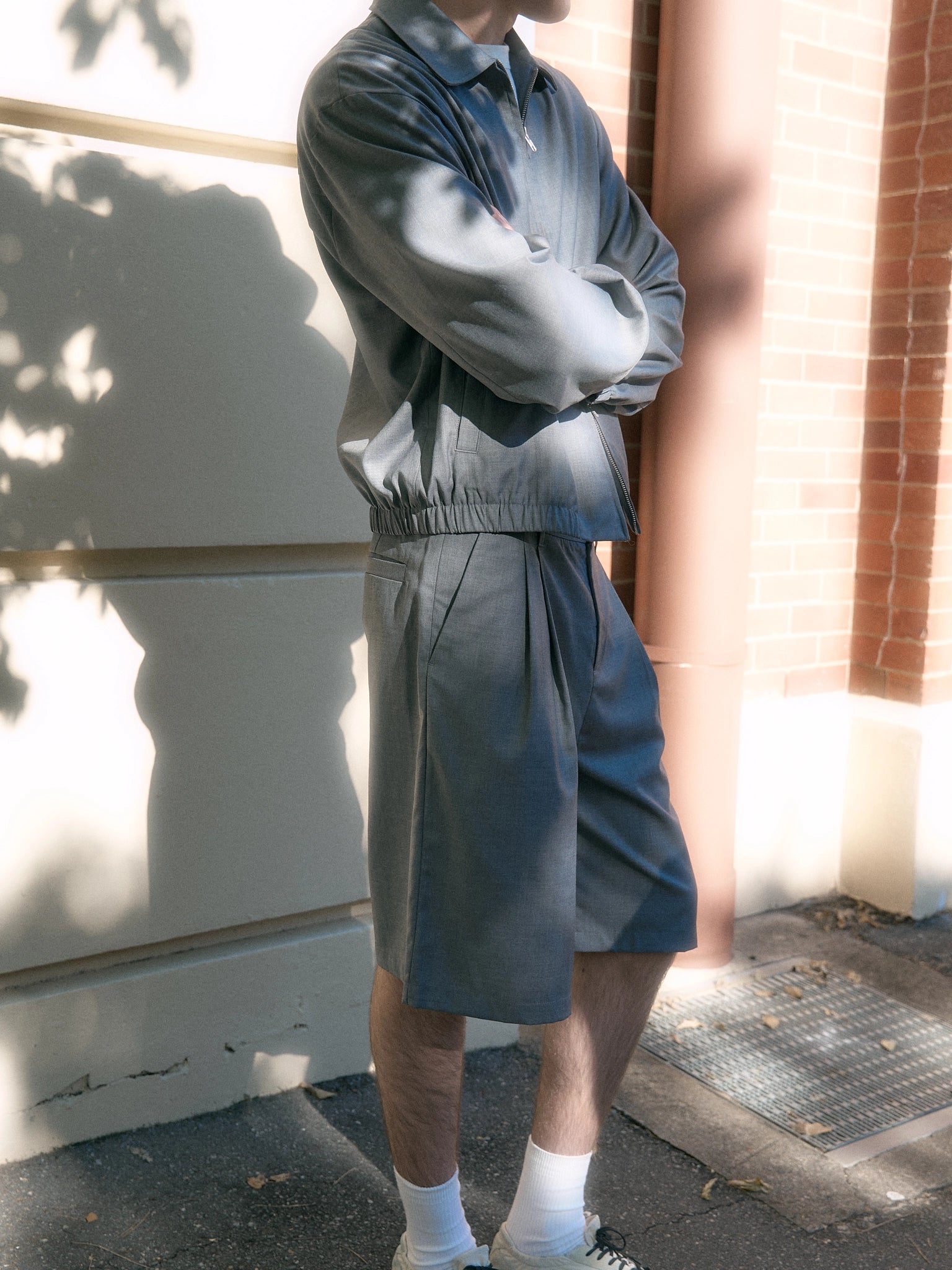 Tailored Wool Short