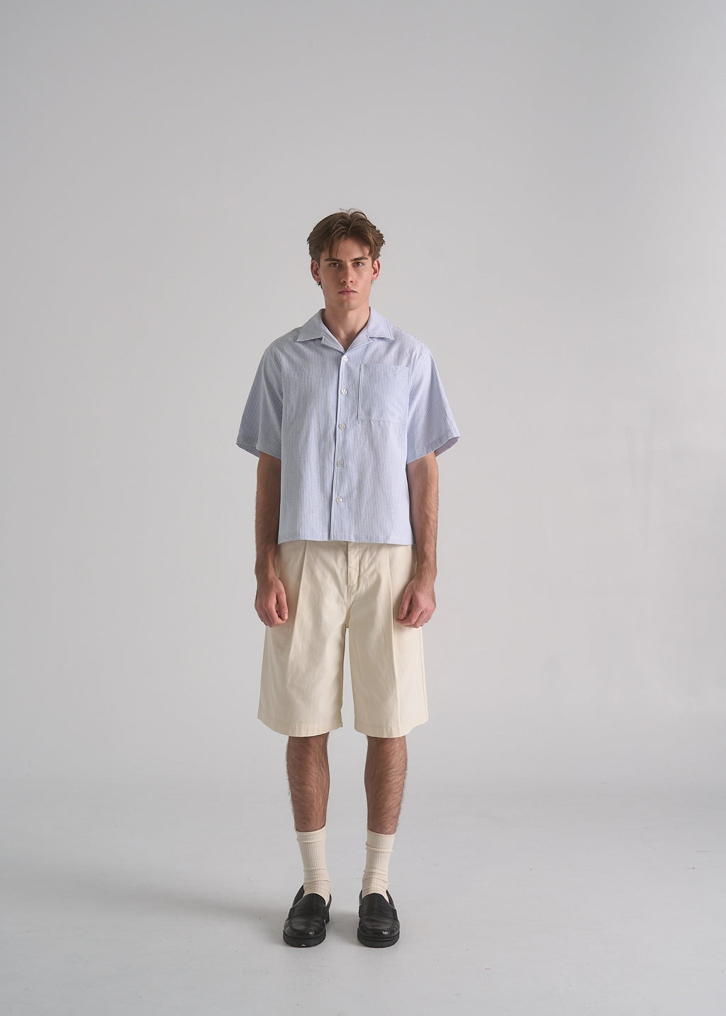 Wide Leg Pleated Short