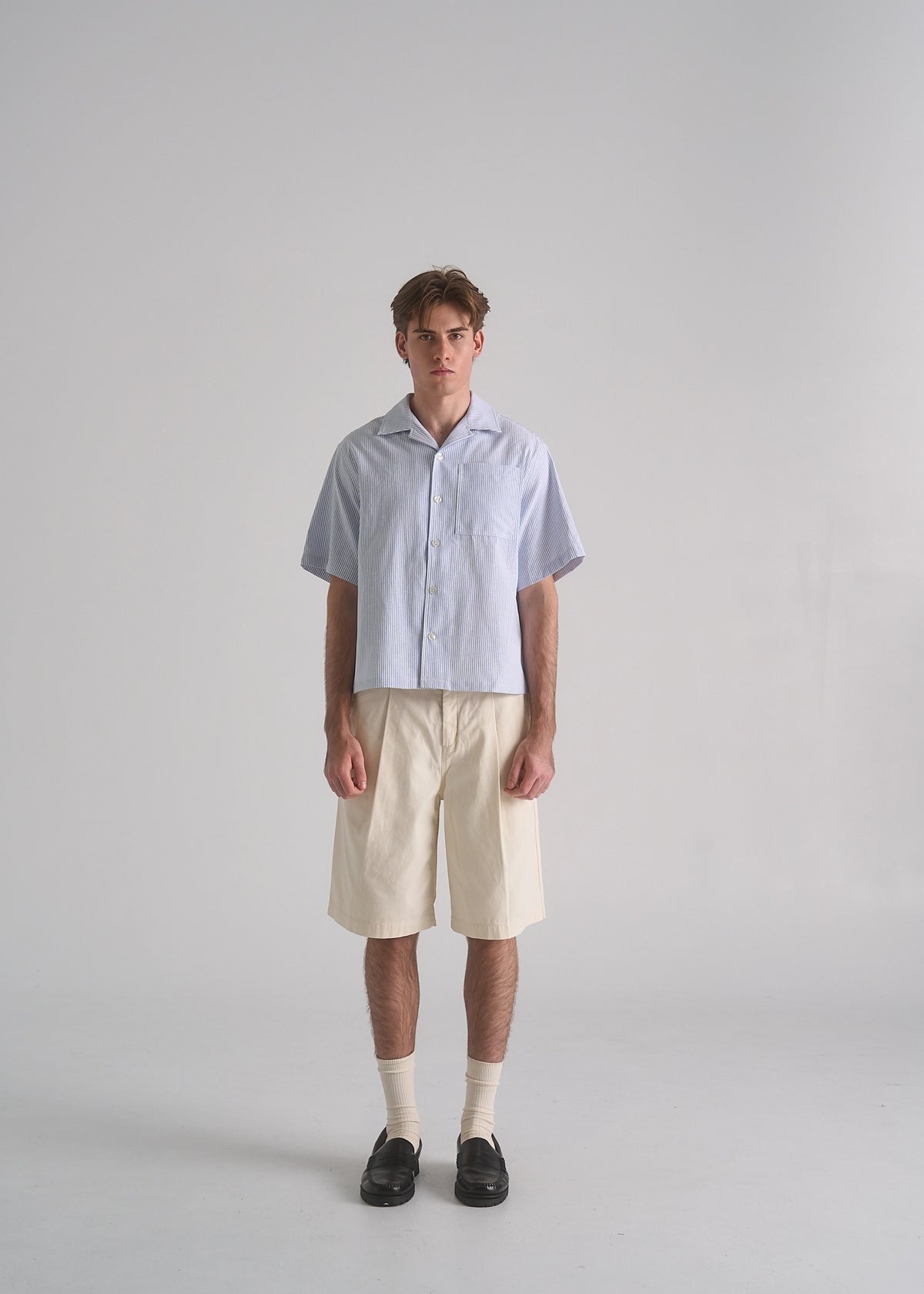 Wide Leg Pleated Short