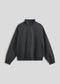 Corsia Country Club Windbreaker in navy check, product flat lay on a plain background