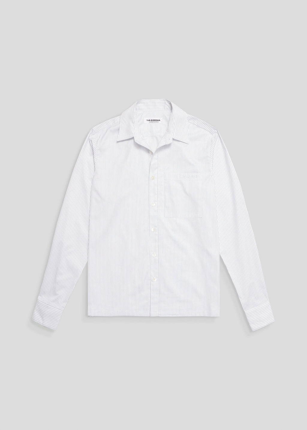 Business Shirt - Navy Pinstripe