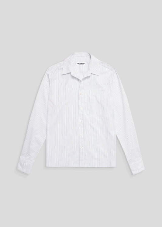 Business Shirt - Navy Pinstripe