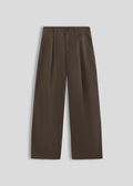 Wide Leg Pleated Trouser
