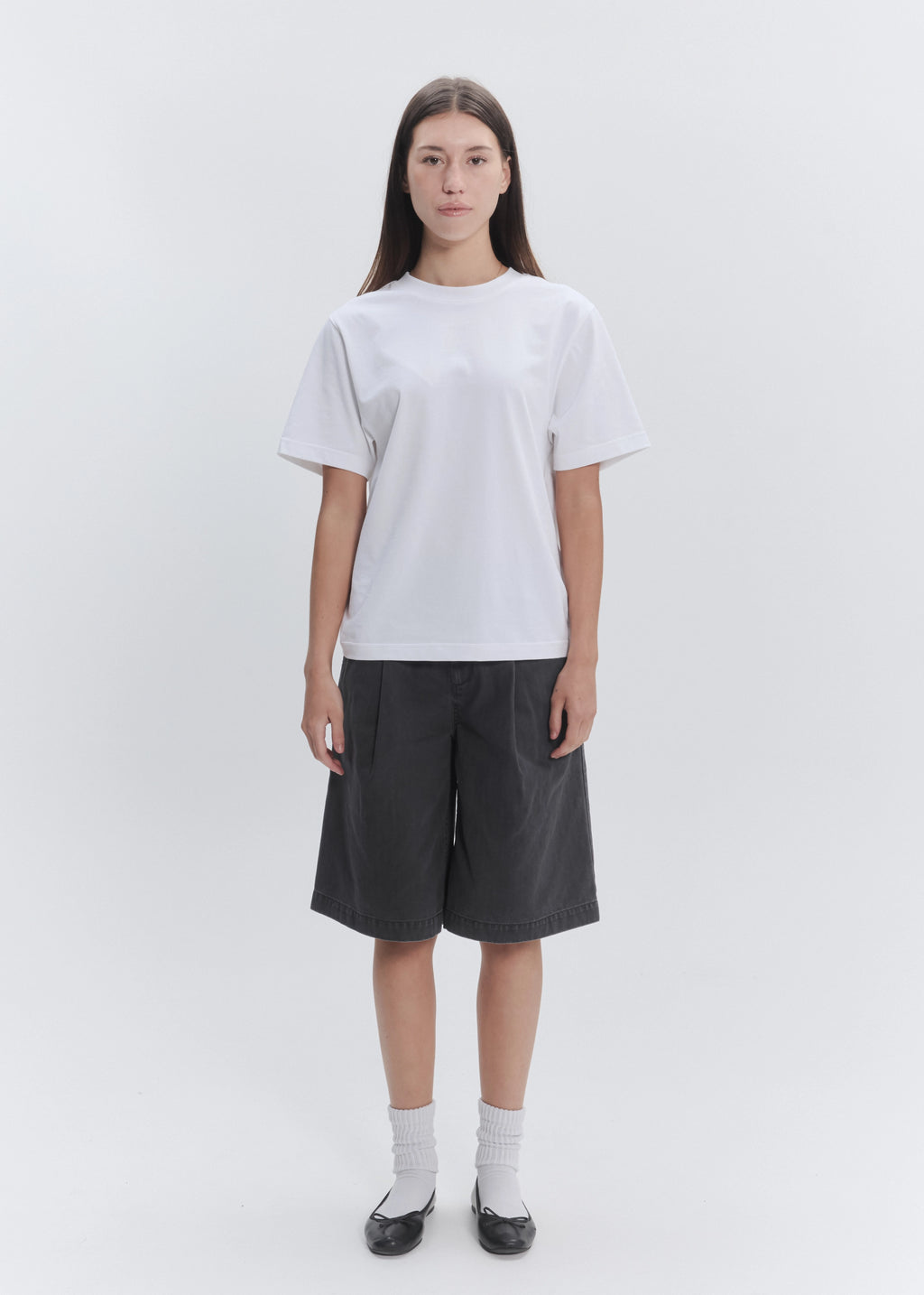 Wide Leg Pleated Short