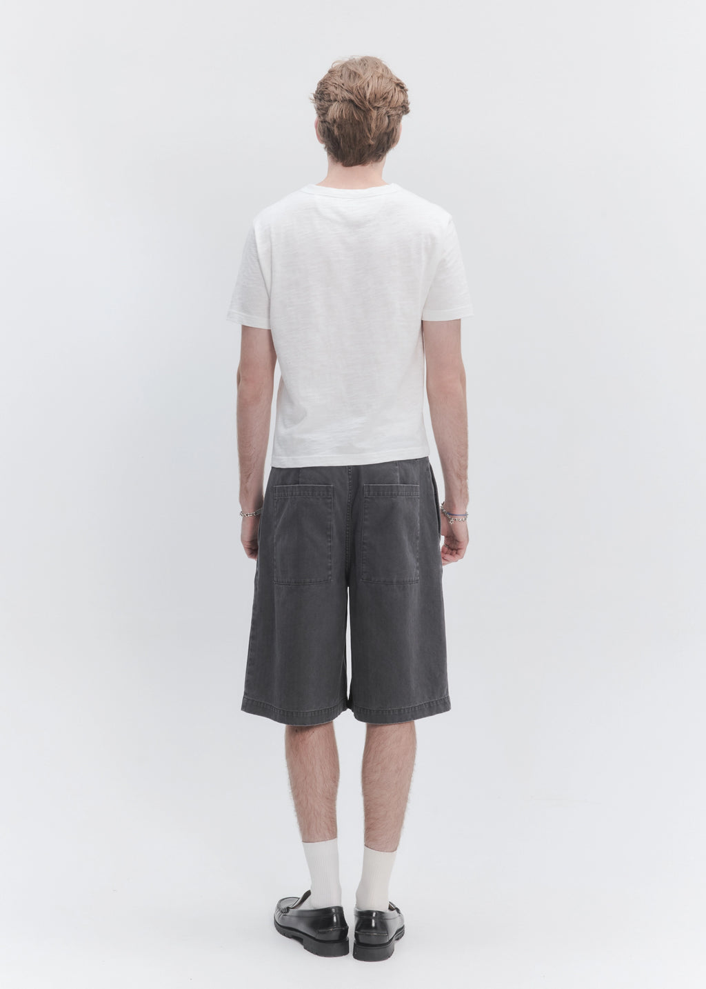 Wide Leg Pleated Short