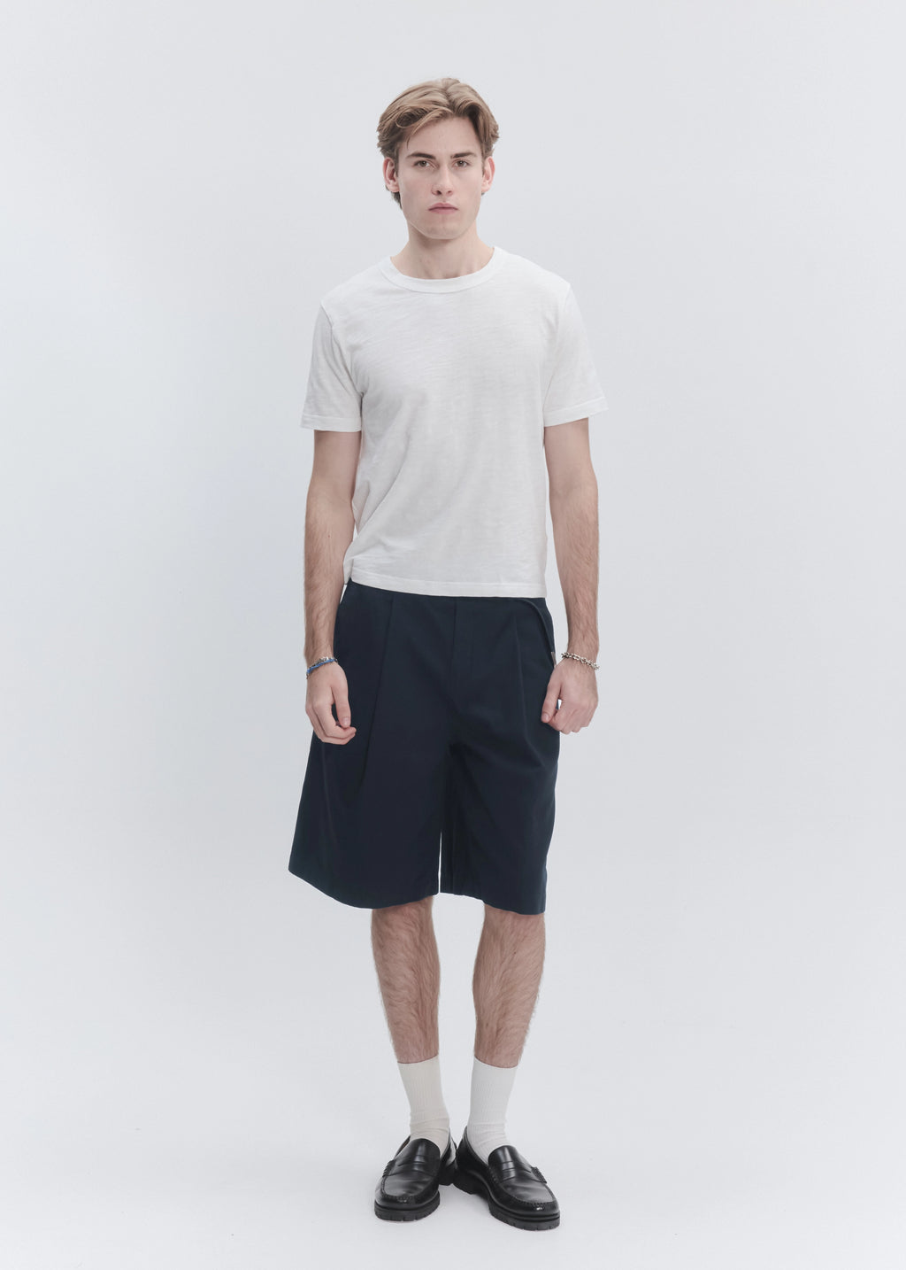 Wide Leg Pleated Short