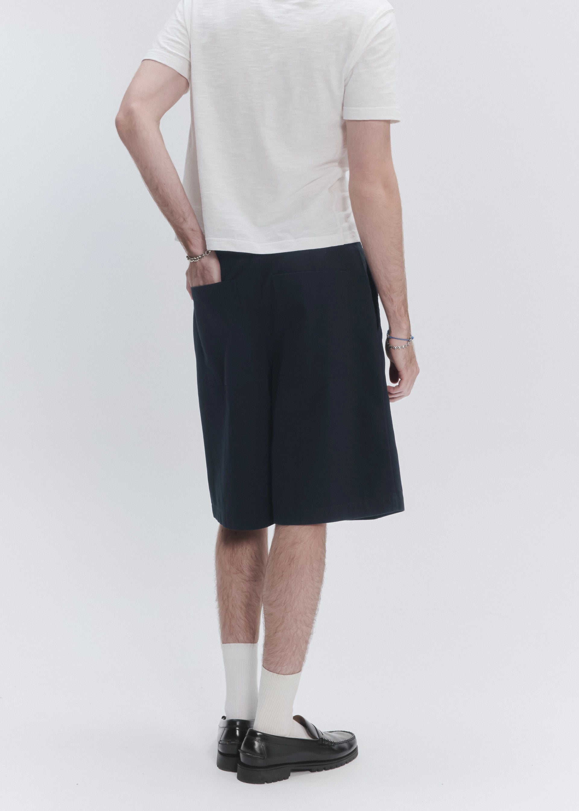 Wide Leg Pleated Short