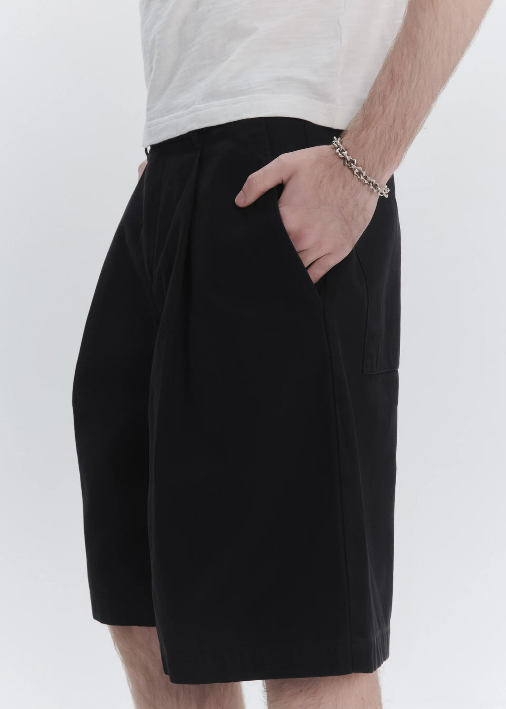 Wide Leg Pleated Short