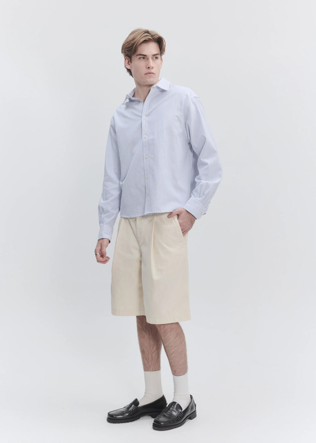 Wide Leg Pleated Short