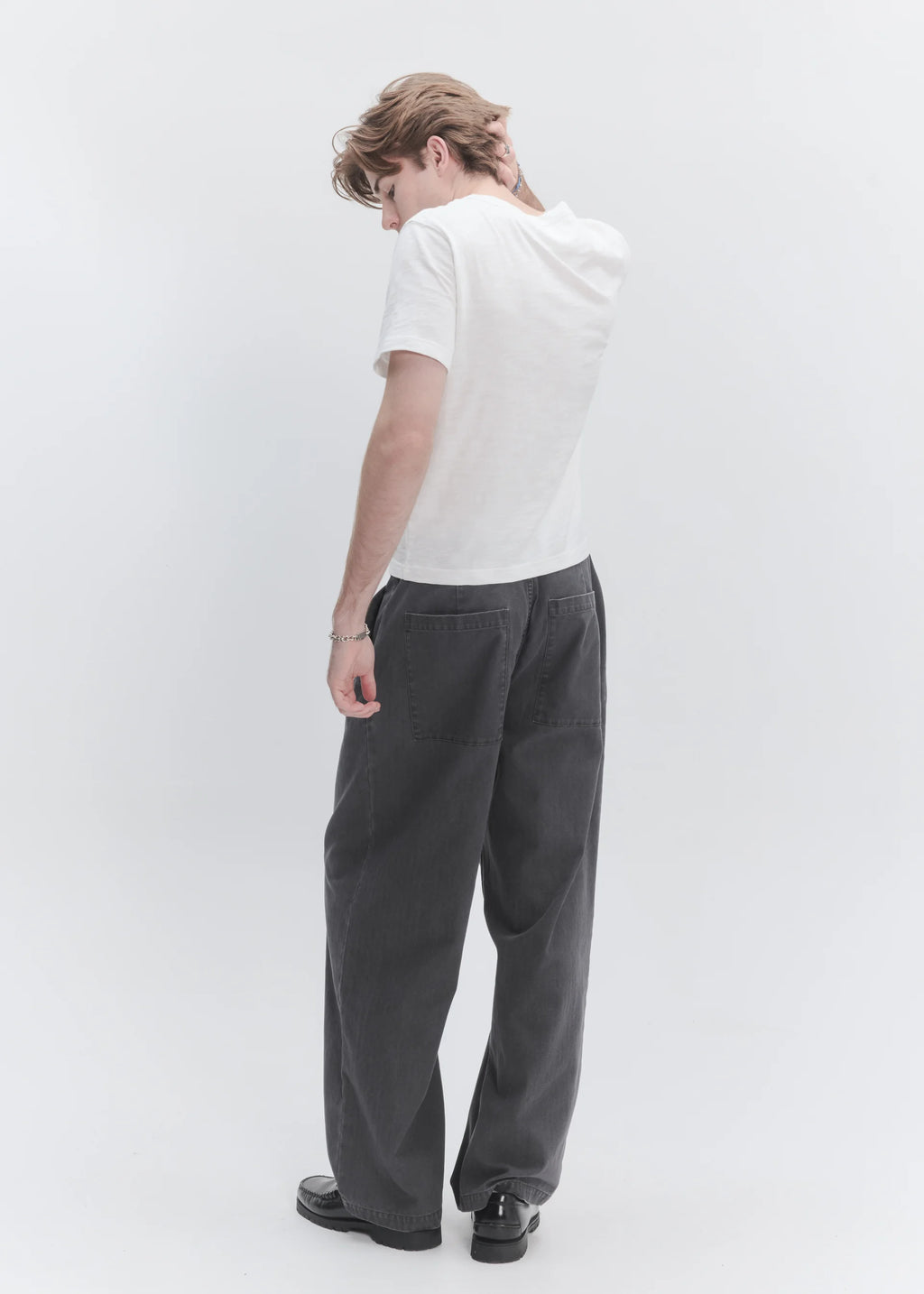 Wide Leg Pleated Trouser