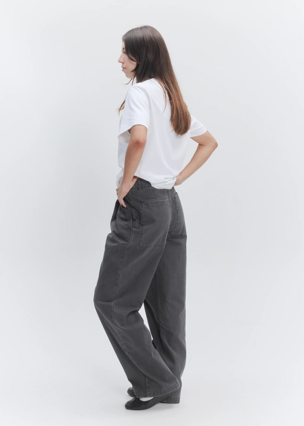 Wide Leg Pleated Trouser