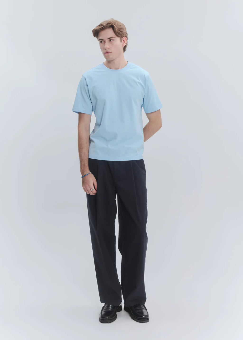 Wide Leg Pleated Trouser
