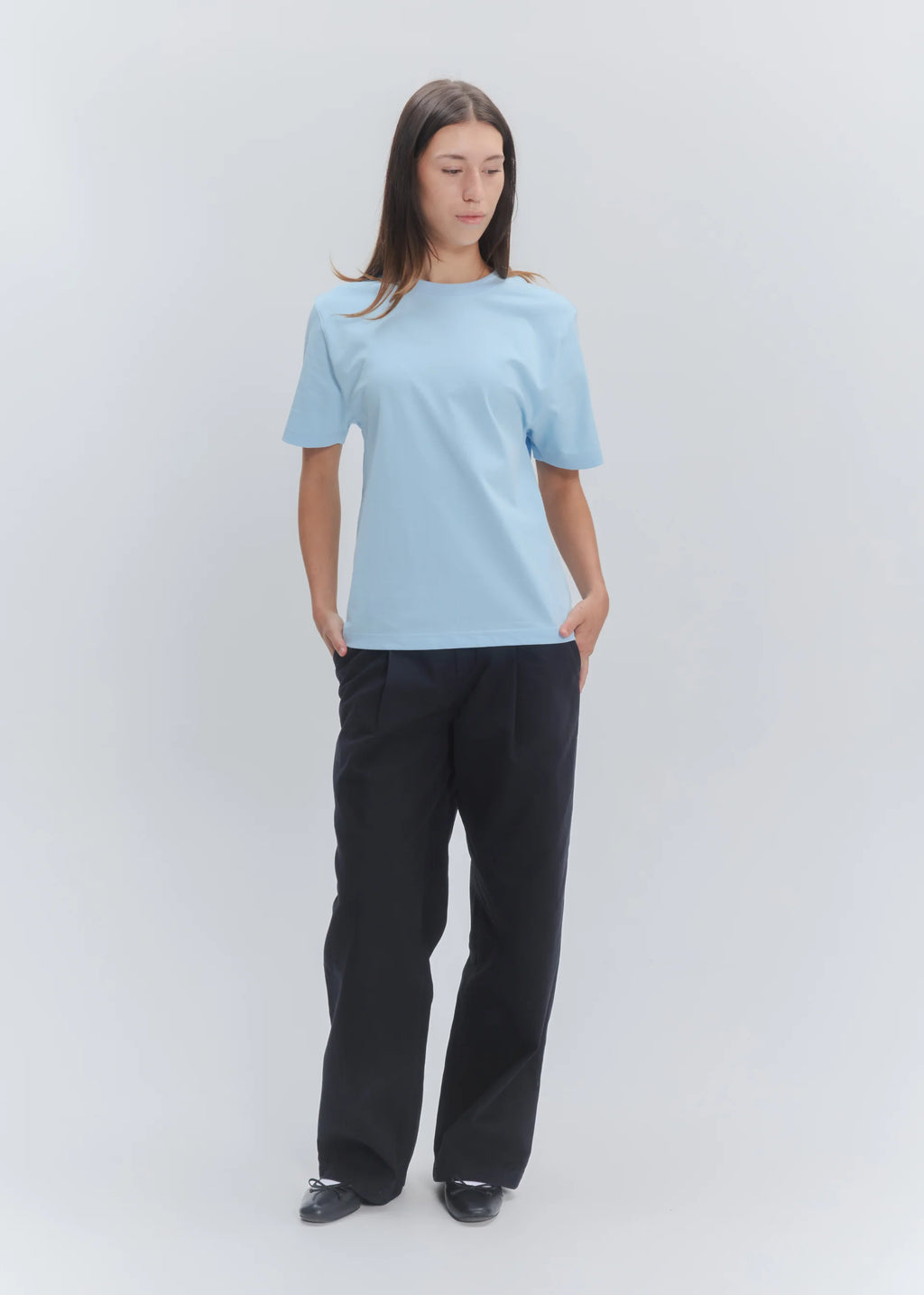 Wide Leg Pleated Trouser