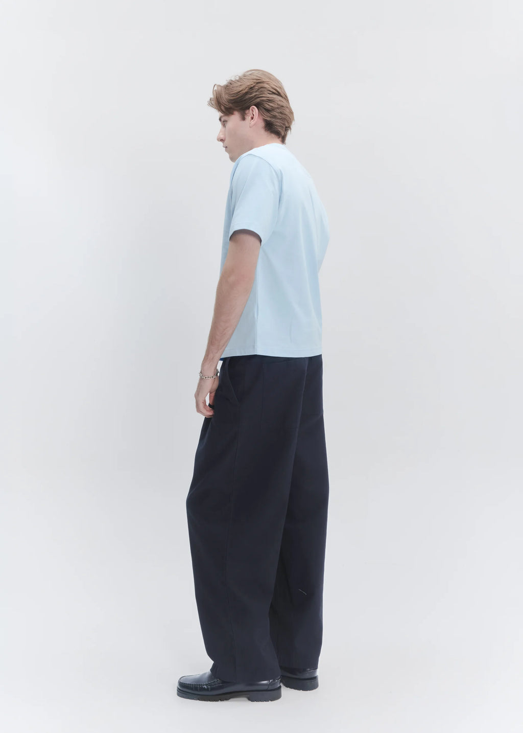 Wide Leg Pleated Trouser