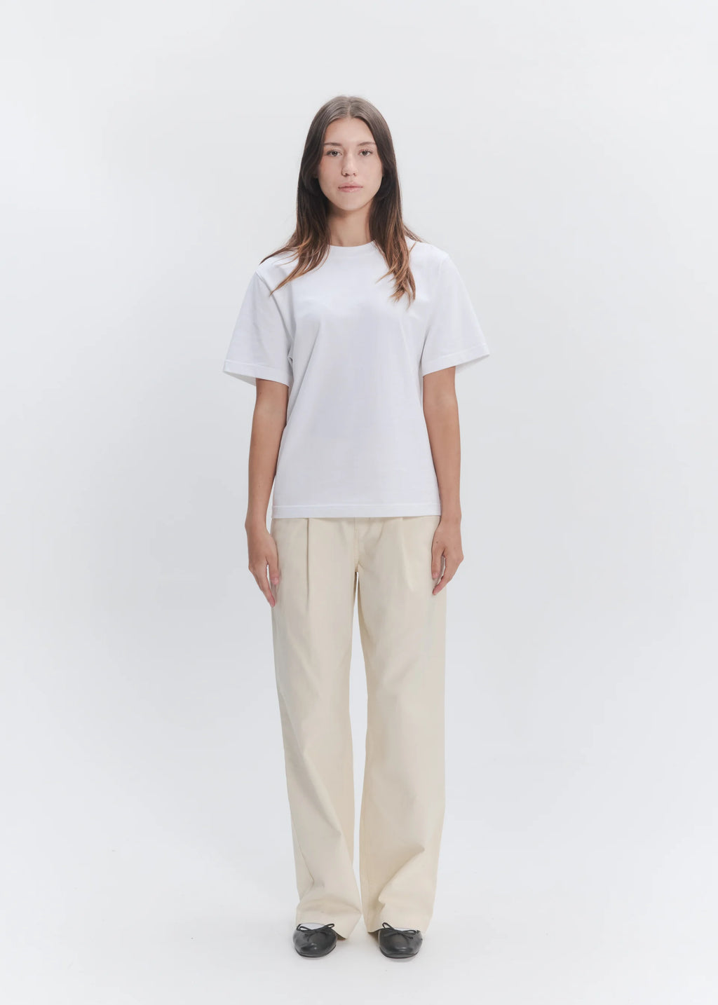 Wide Leg Pleated Trouser