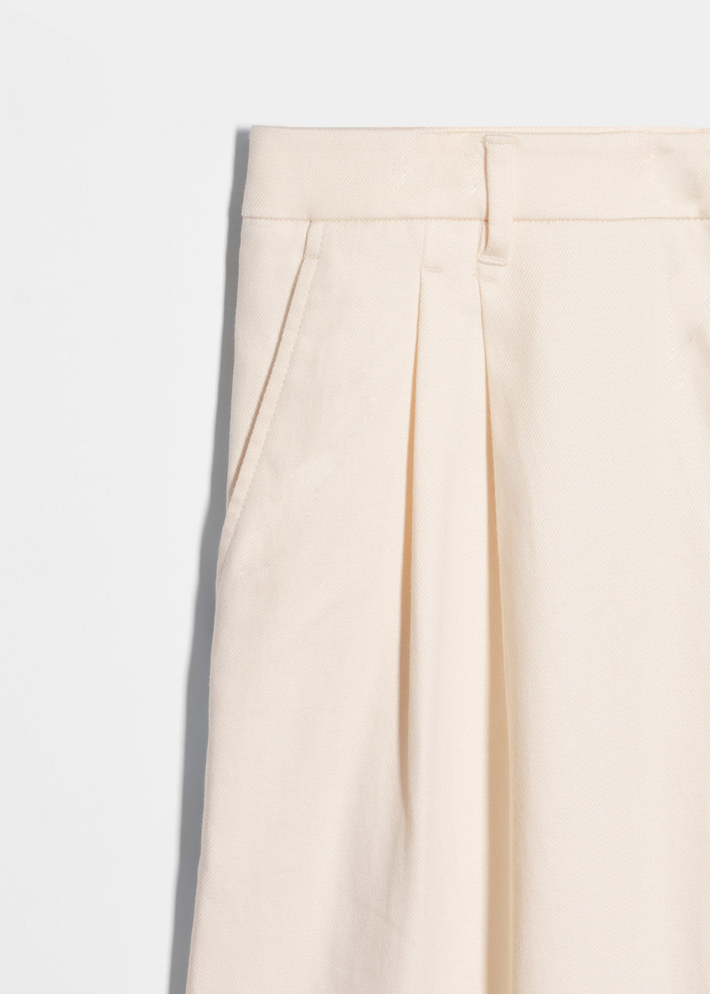 Wide Leg Pleated Trouser