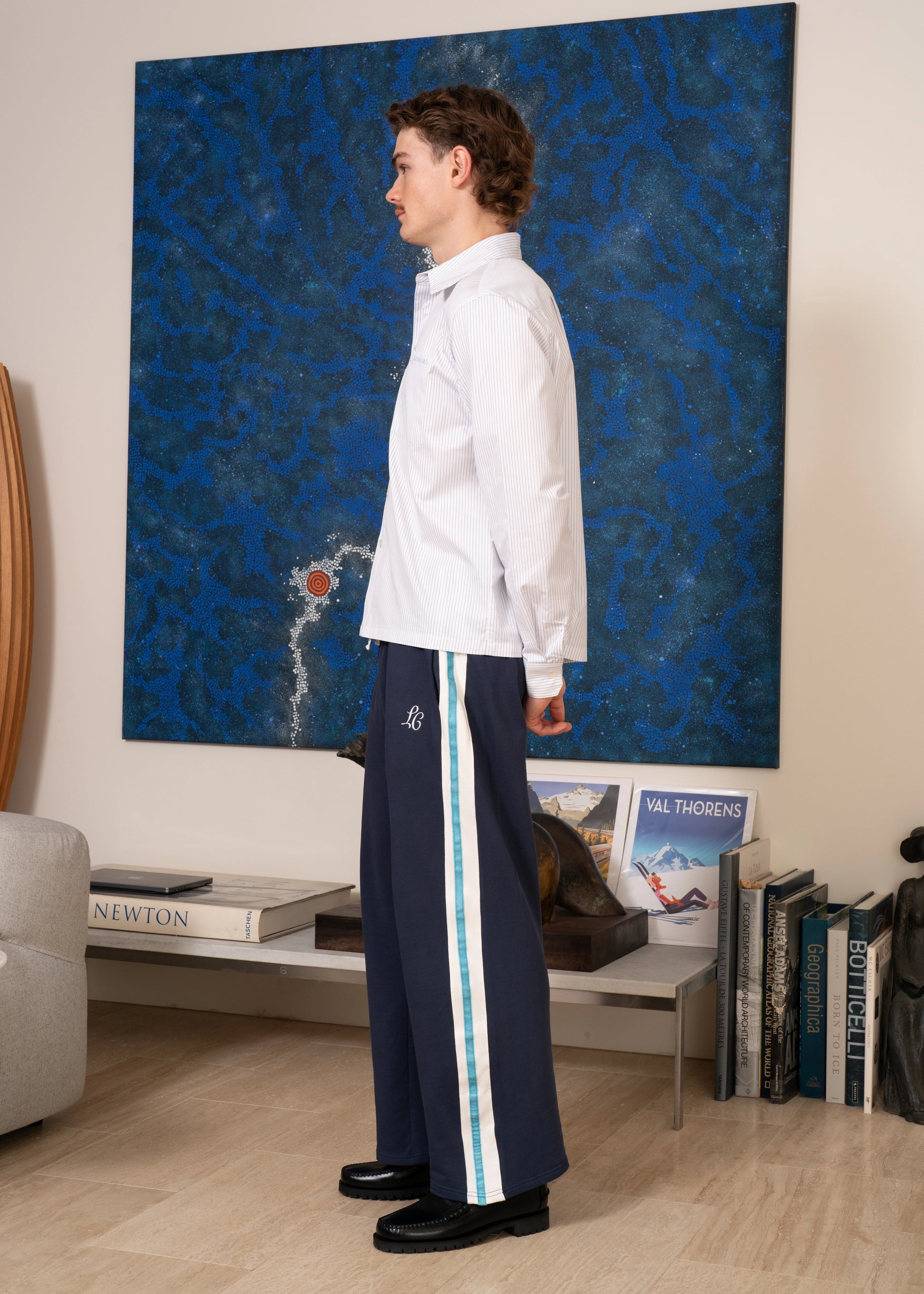 Wide leg track pants hotsell